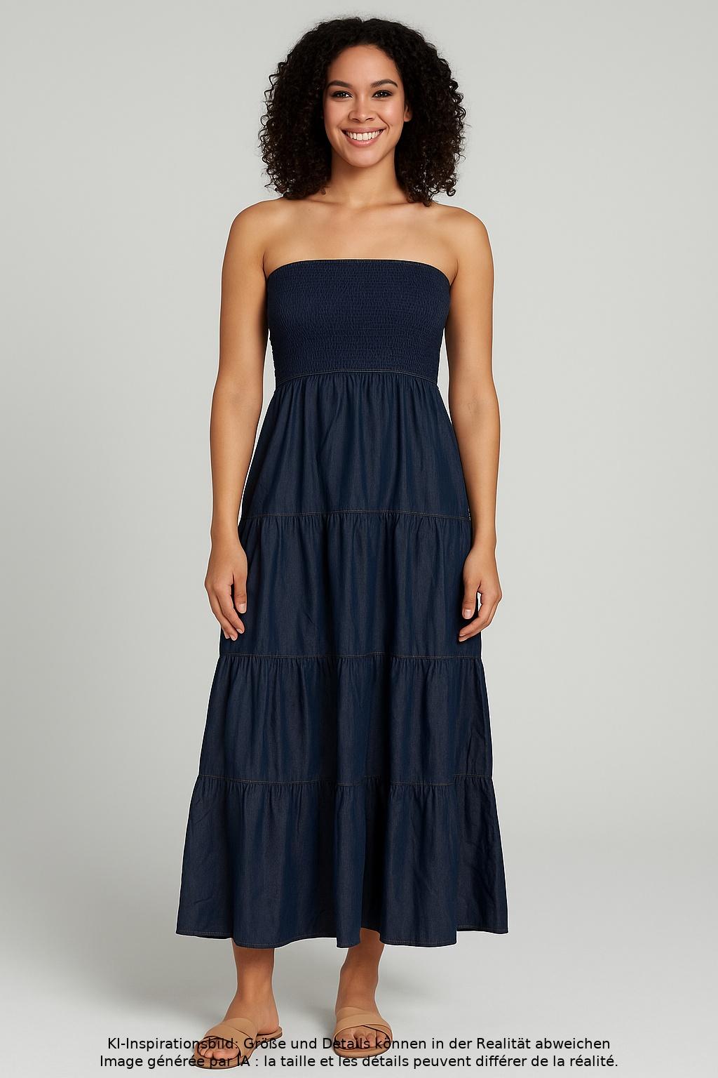 

QS by s.Oliver Damen Kleid, marineblau, Gr. 38