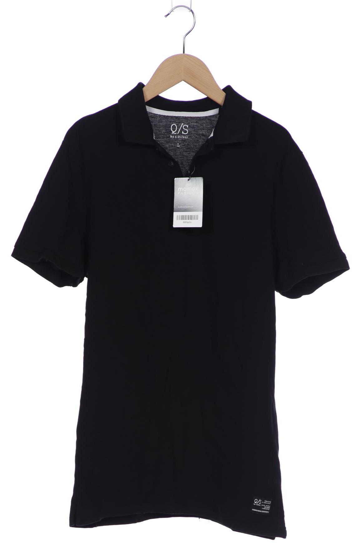 

QS by s.Oliver Herren Poloshirt, schwarz, Gr. 52