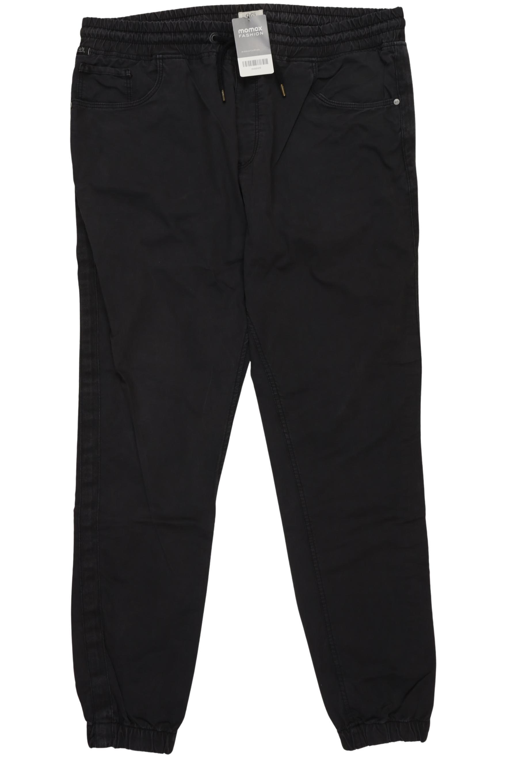 

QS by s.Oliver Herren Stoffhose, schwarz, Gr. 0