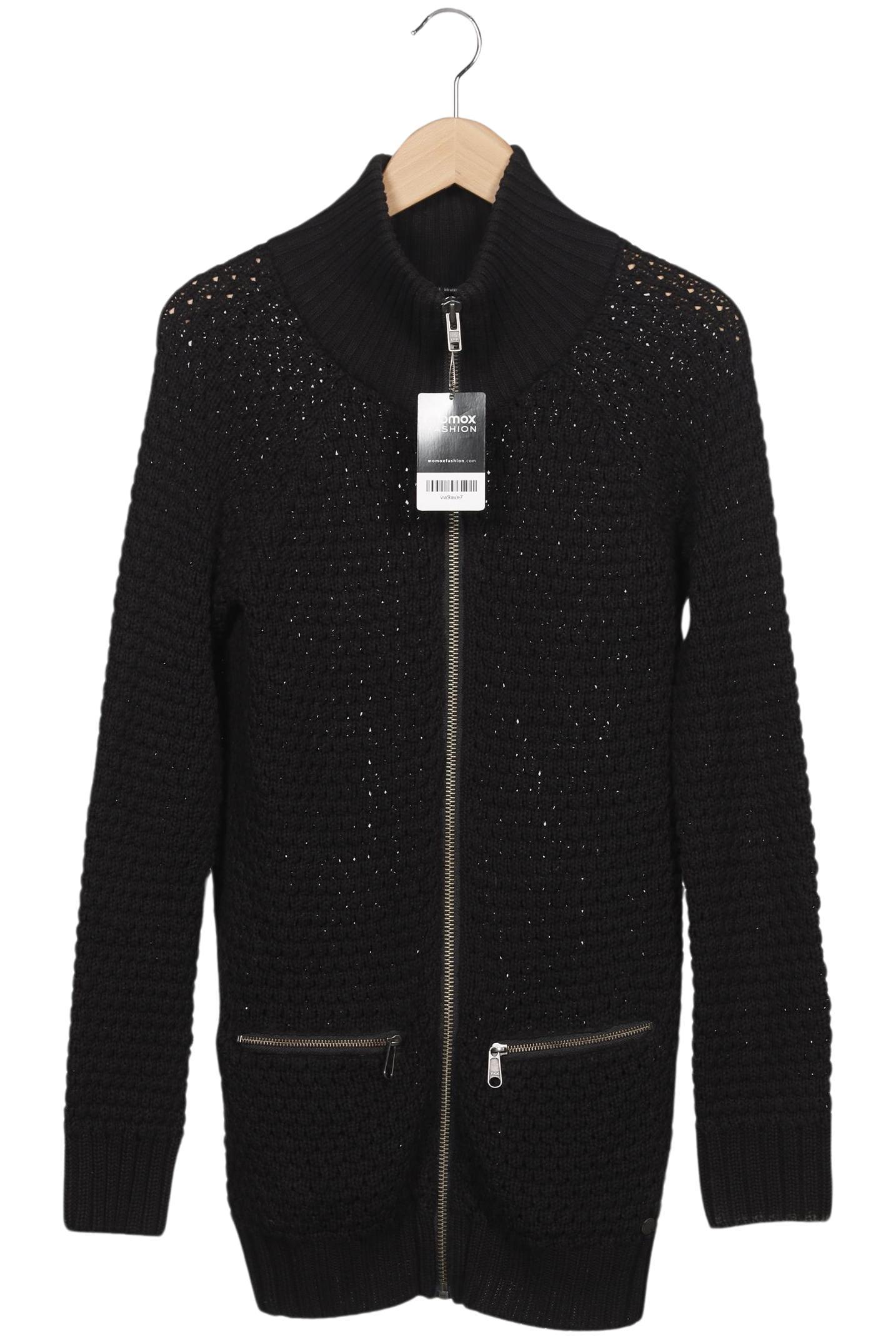 

QS by s.Oliver Damen Strickjacke, schwarz, Gr. 36