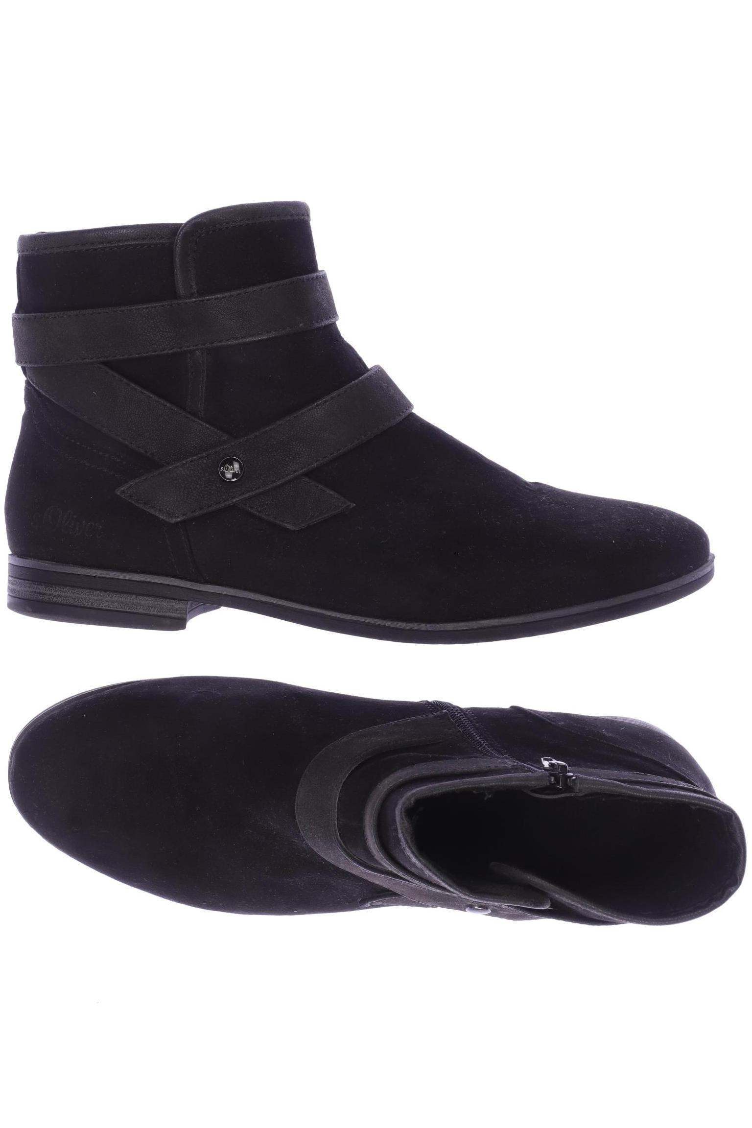

QS by s.Oliver Damen Stiefelette, schwarz, Gr. 42