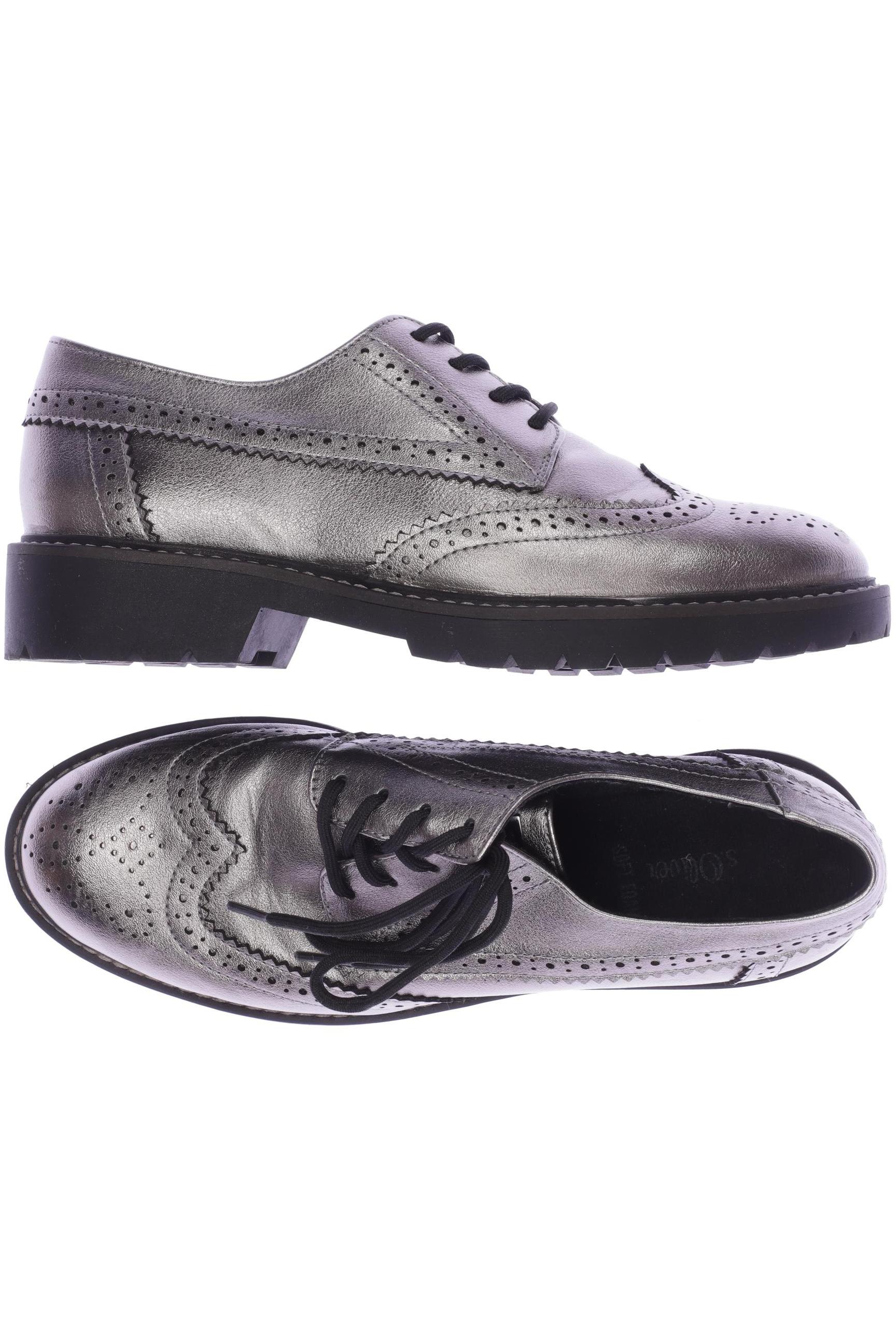

QS by s.Oliver Damen Halbschuh, grau, Gr. 39