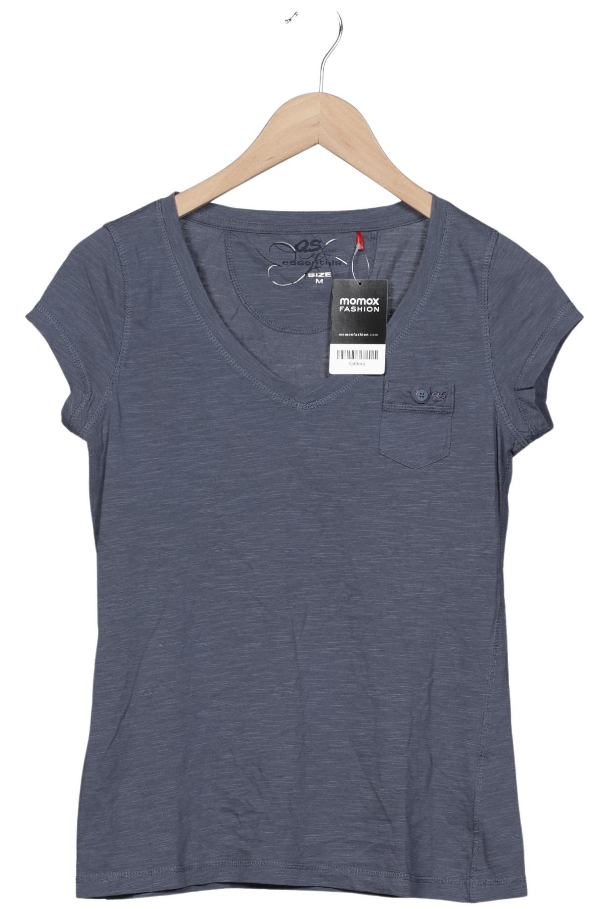 

QS by s.Oliver Damen T-Shirt, marineblau, Gr. 38