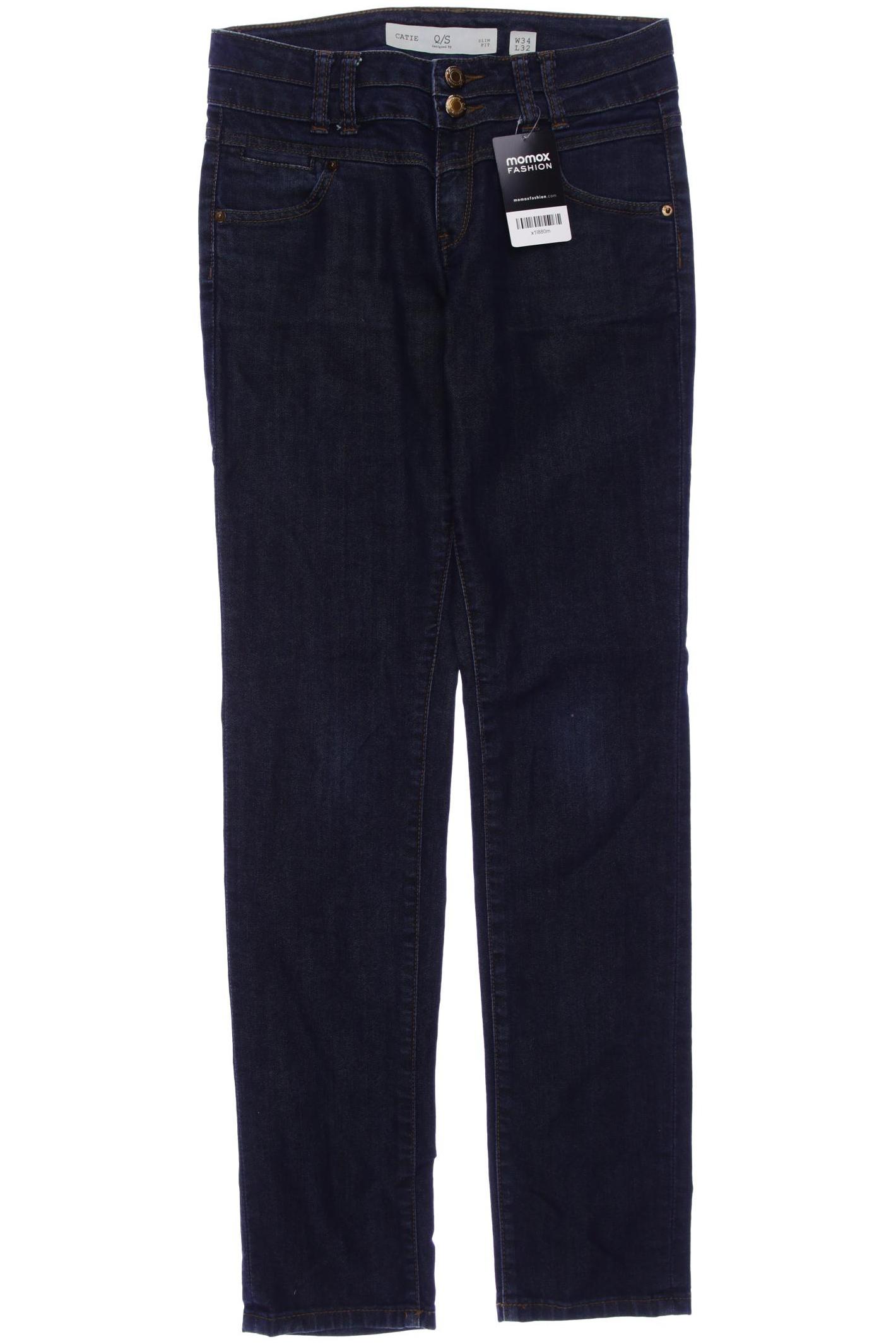 

QS by s.Oliver Damen Jeans, marineblau, Gr. 34