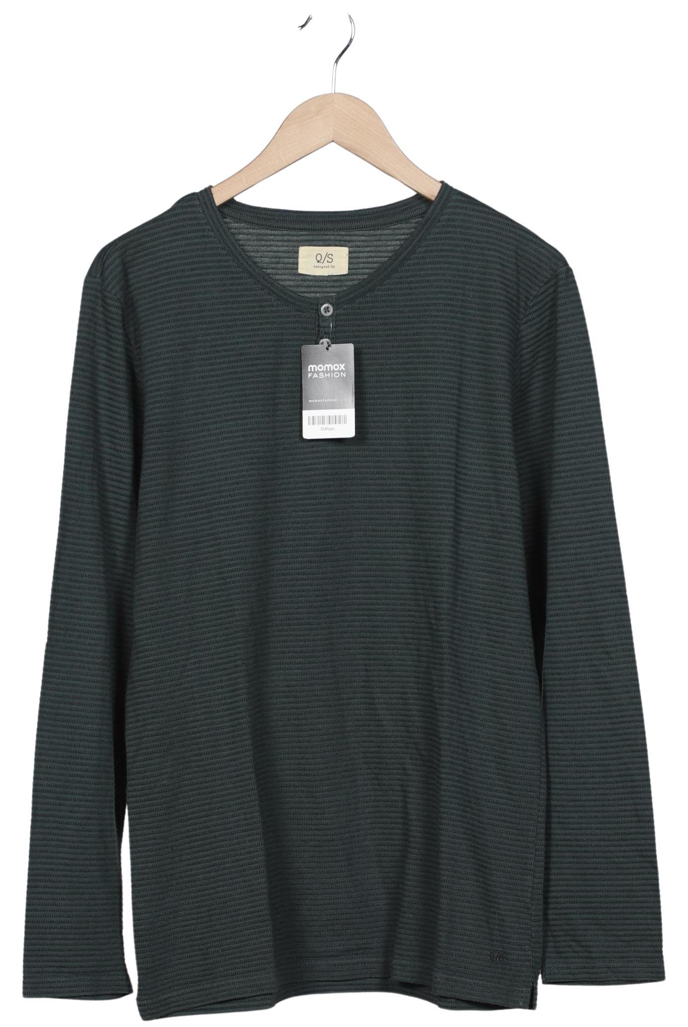 

QS by s.Oliver Herren Langarmshirt, grün, Gr. 48