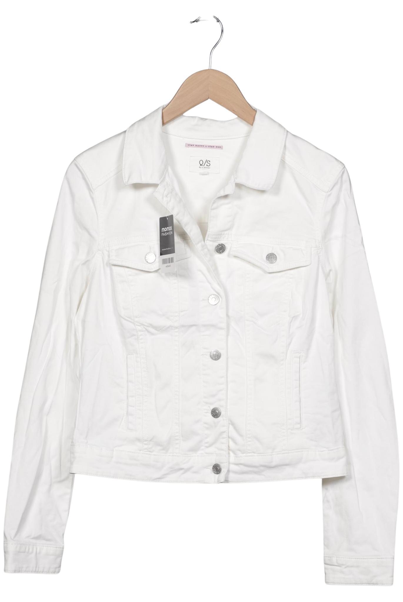 

QS by s.Oliver Damen Jacke, weiß, Gr. 42