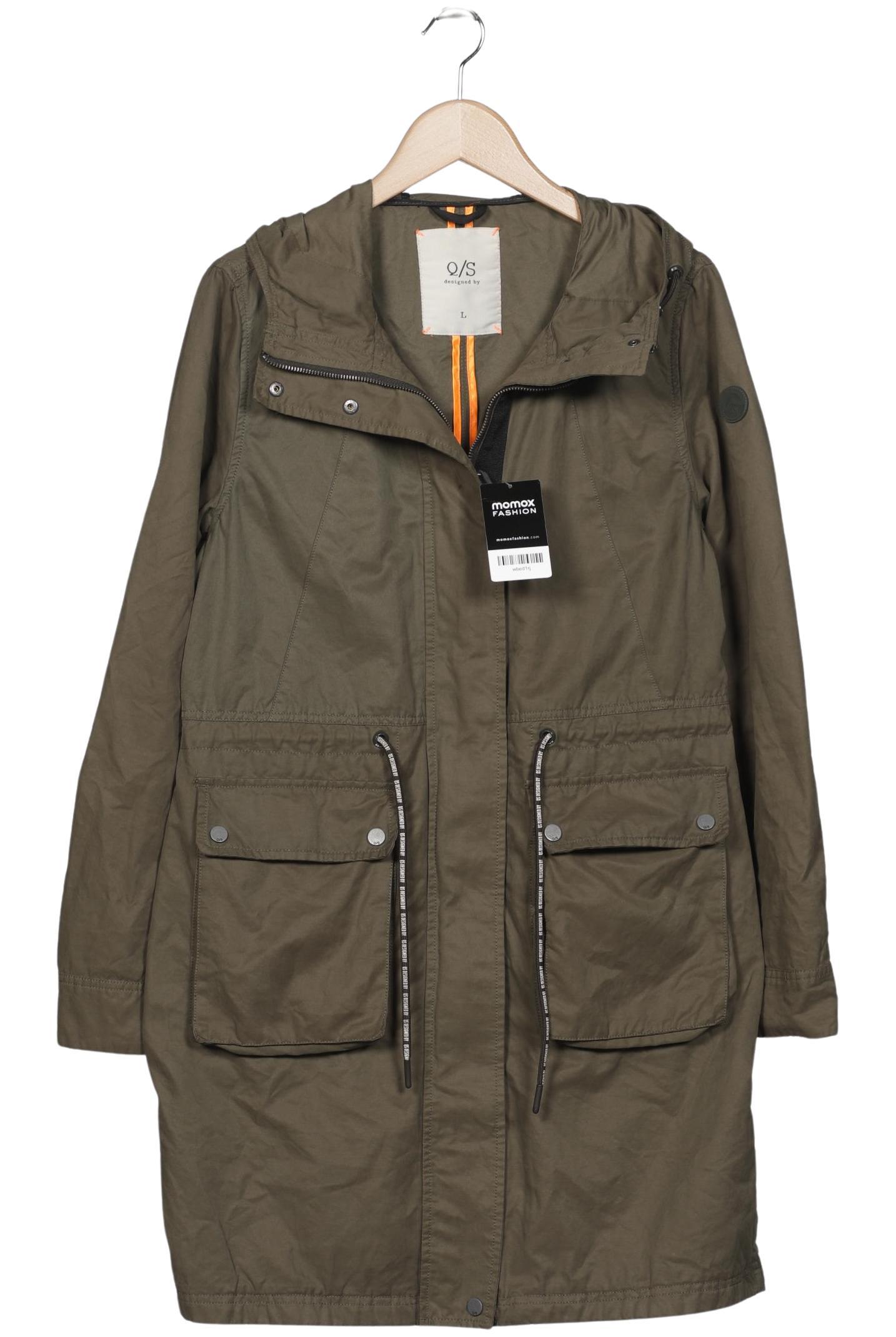 

QS by s.Oliver Damen Mantel, grün, Gr. 42