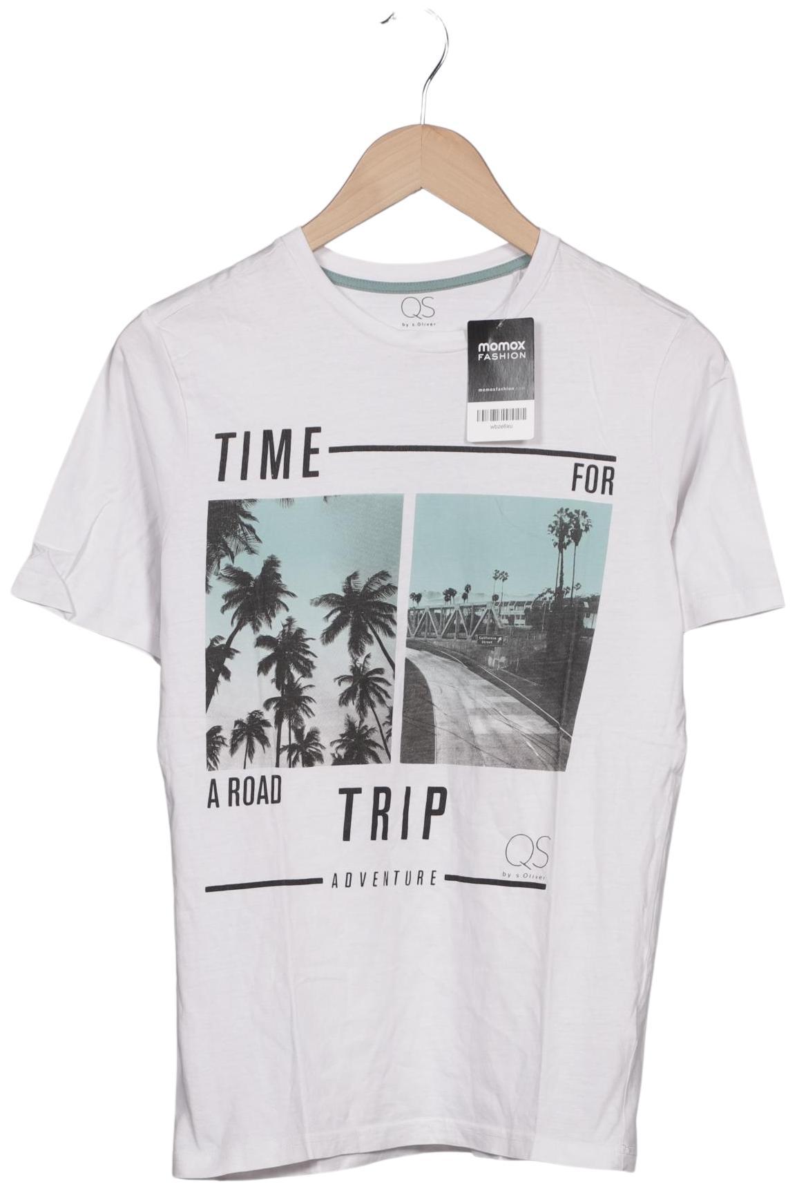 

QS by s.Oliver Herren T-Shirt, weiß, Gr. 164