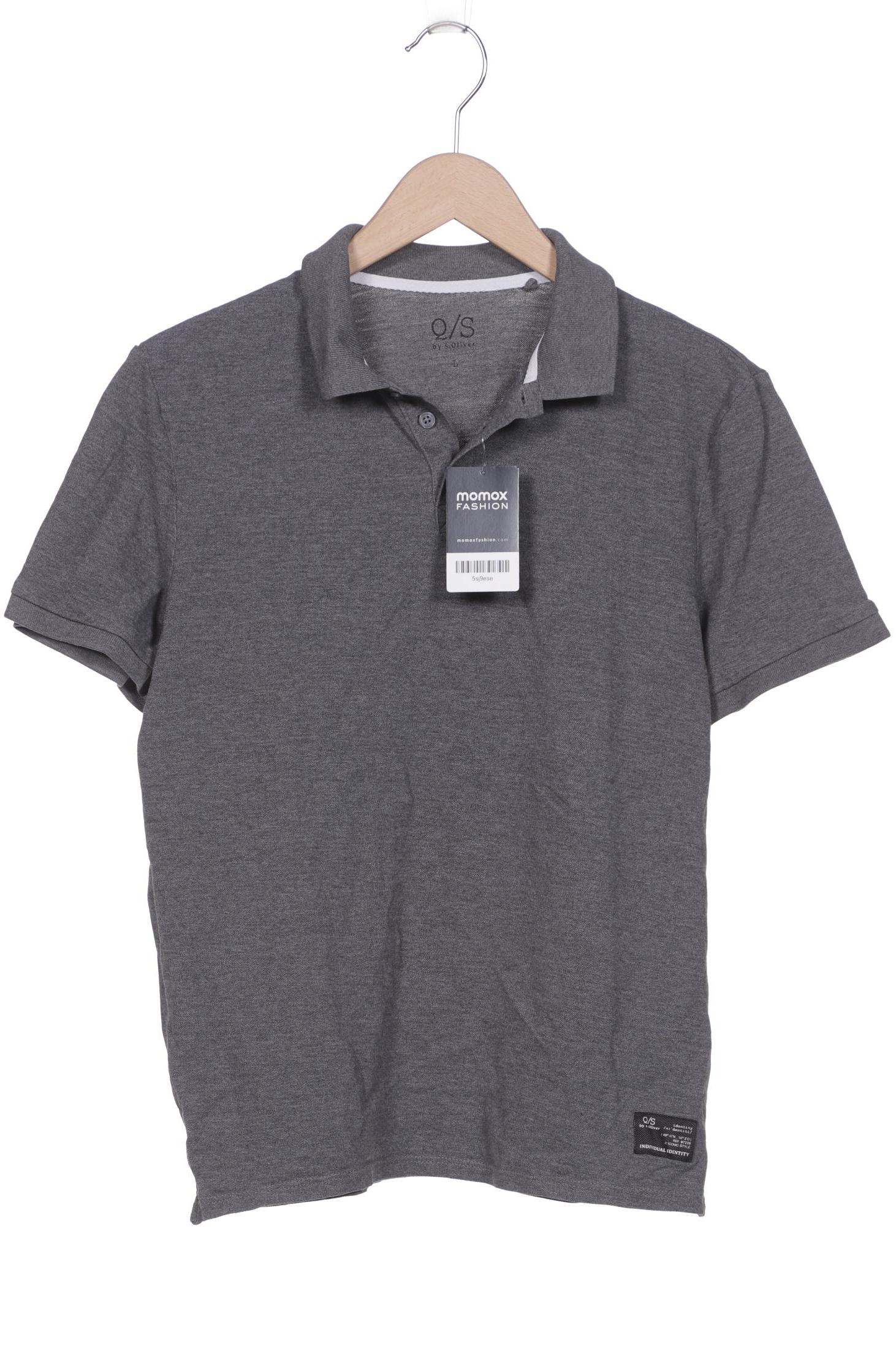 

QS by s.Oliver Herren Poloshirt, grau, Gr. 52