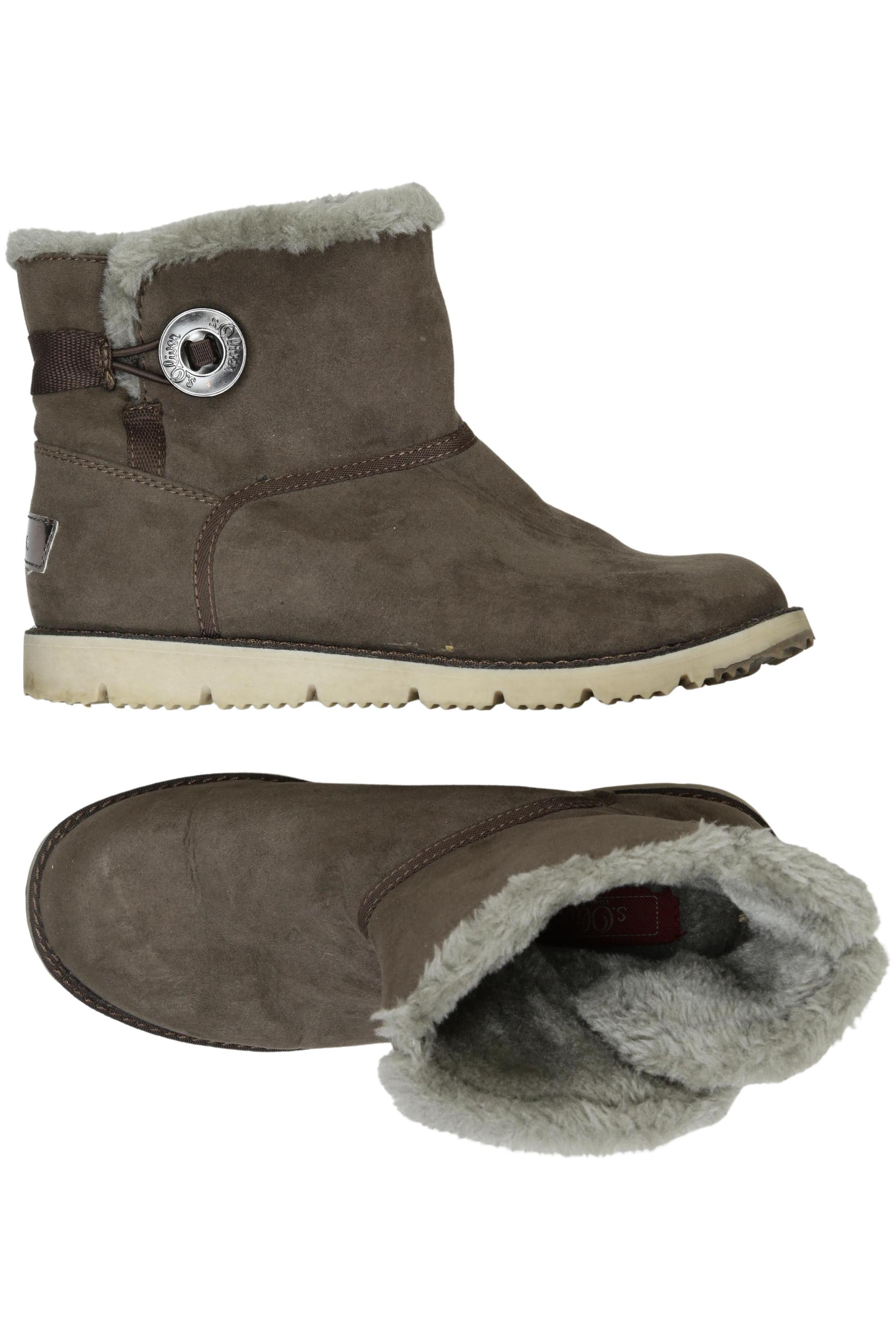 

QS by s.Oliver Damen Stiefelette, braun, Gr. 39