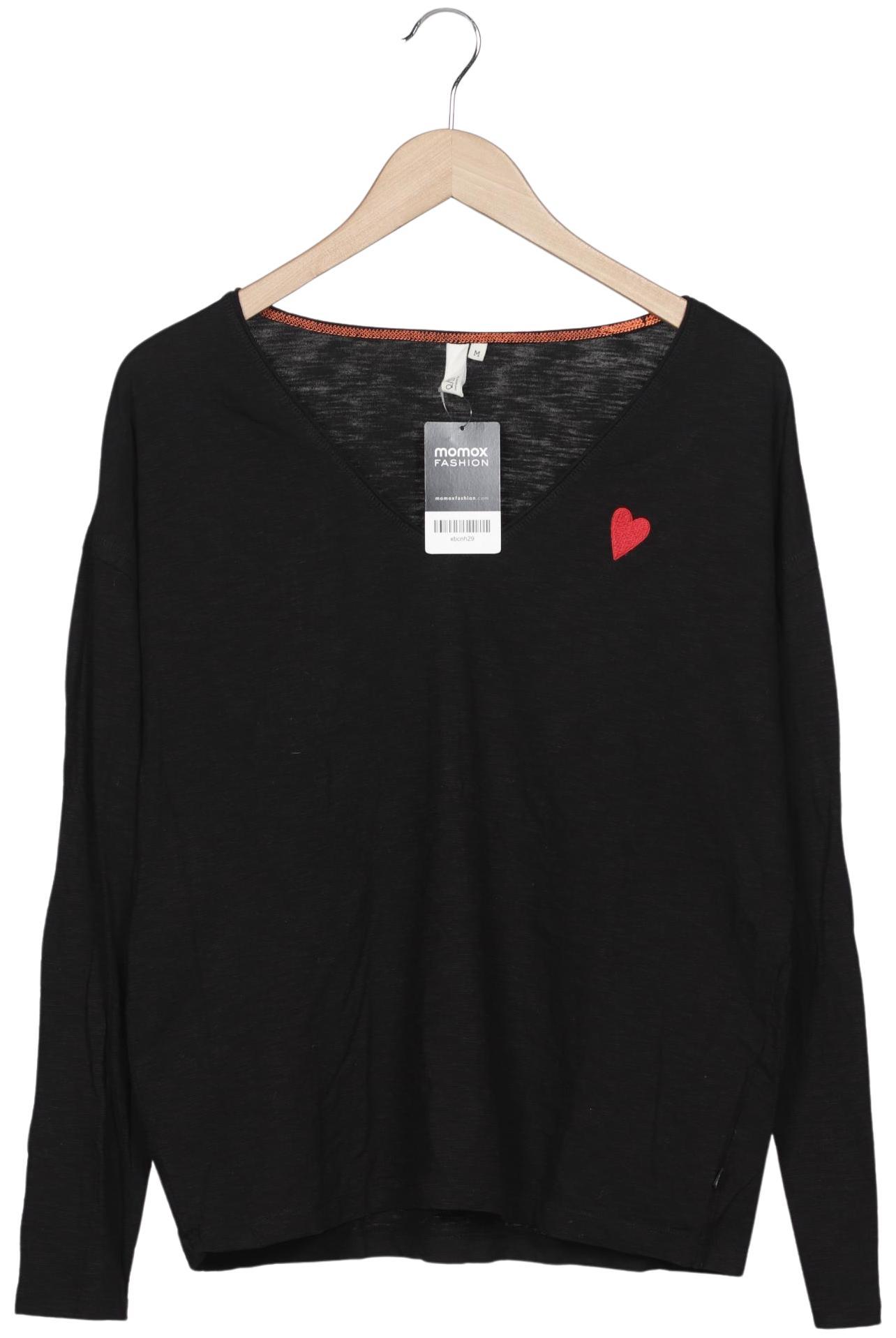 

QS by s.Oliver Damen Langarmshirt, schwarz, Gr. 38