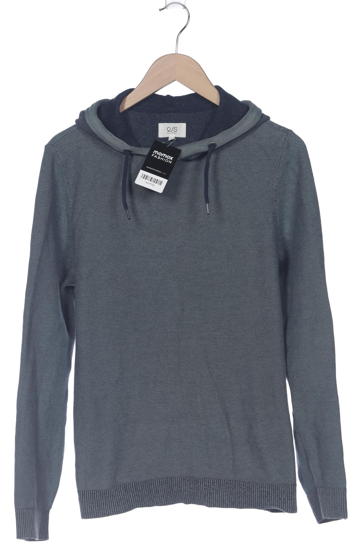

QS by s.Oliver Herren Kapuzenpullover, blau, Gr. 48