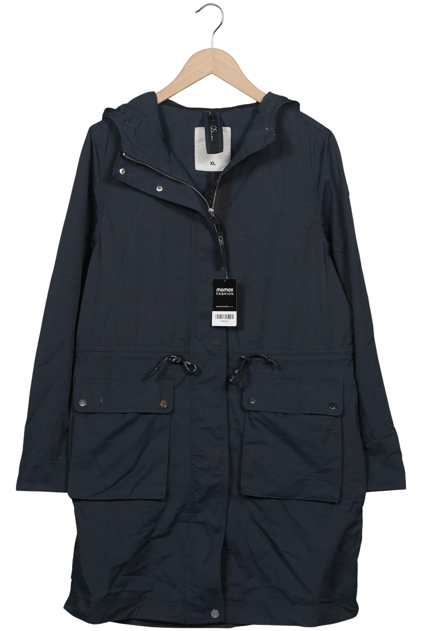 

QS by s.Oliver Damen Mantel, marineblau, Gr. 44