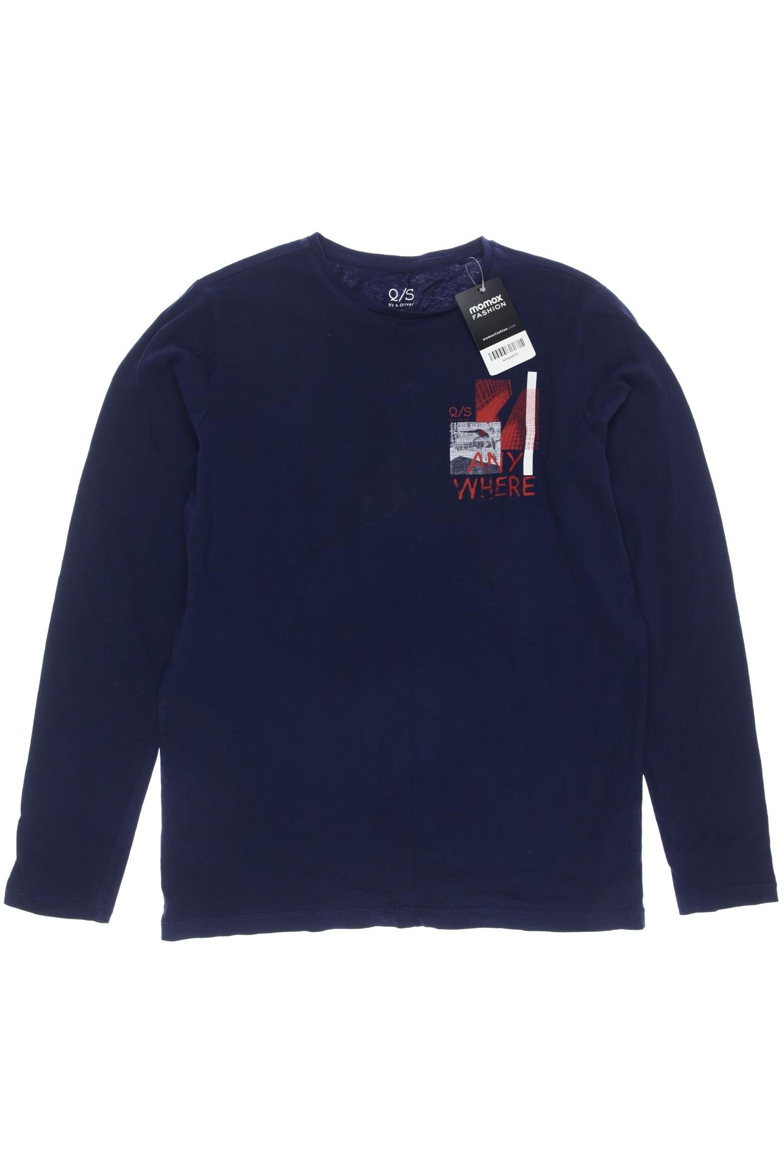

QS by s.Oliver Jungen Langarmshirt, marineblau, Gr. 176