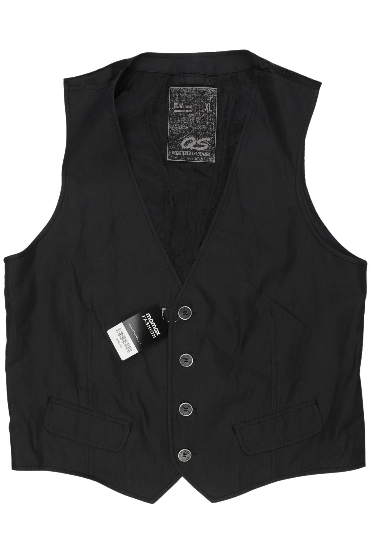 

QS by s.Oliver Herren Weste, schwarz, Gr. 54