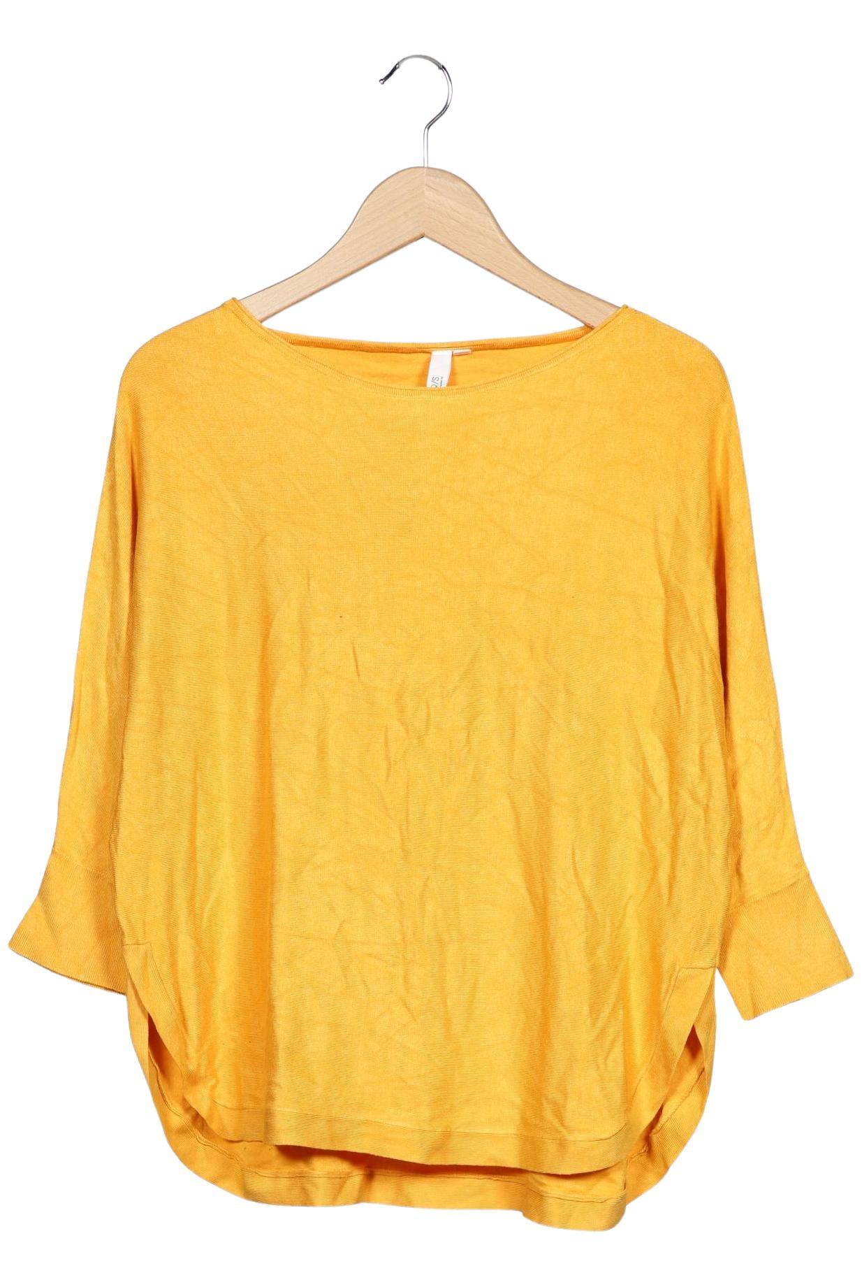 

QS by s.Oliver Damen Langarmshirt, gelb, Gr. 38