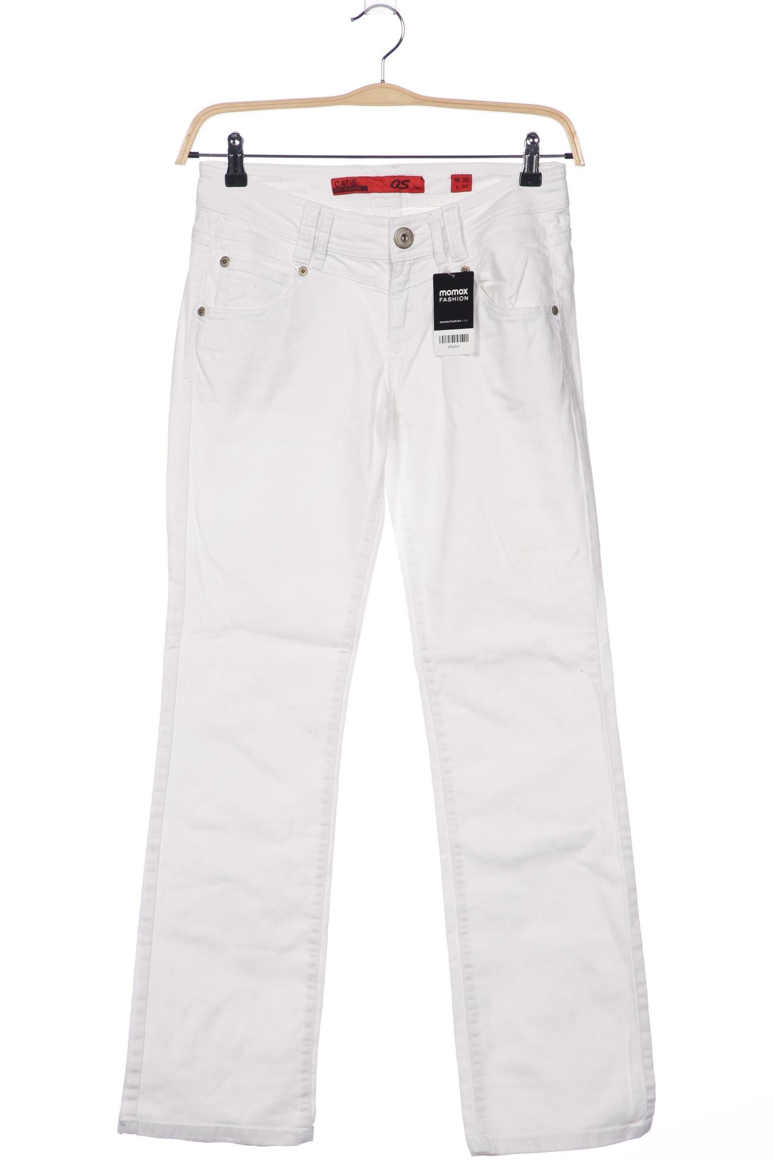 

QS by s.Oliver Damen Jeans, weiß, Gr. 38