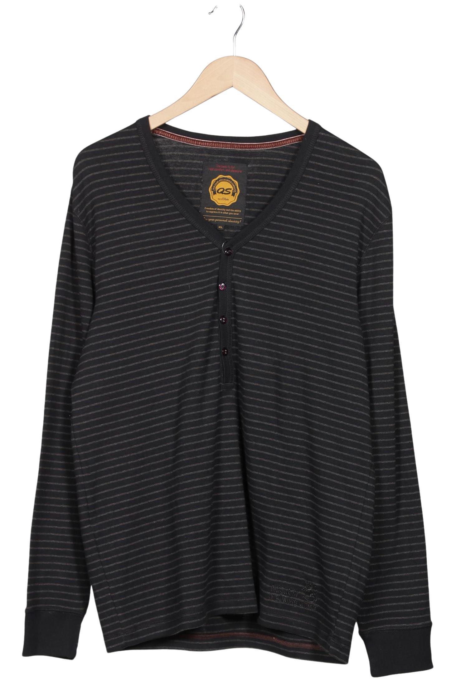 Thumbnail - QS by s.Oliver Herren Langarmshirt, grau, Gr. 54