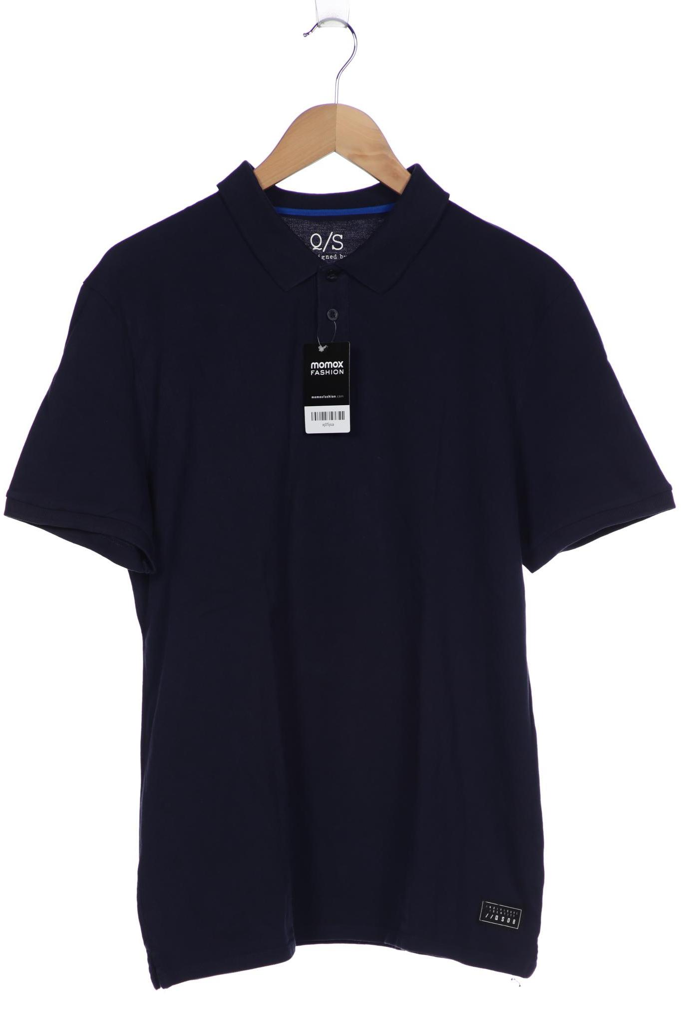 

QS by s.Oliver Herren Poloshirt, marineblau, Gr. 54