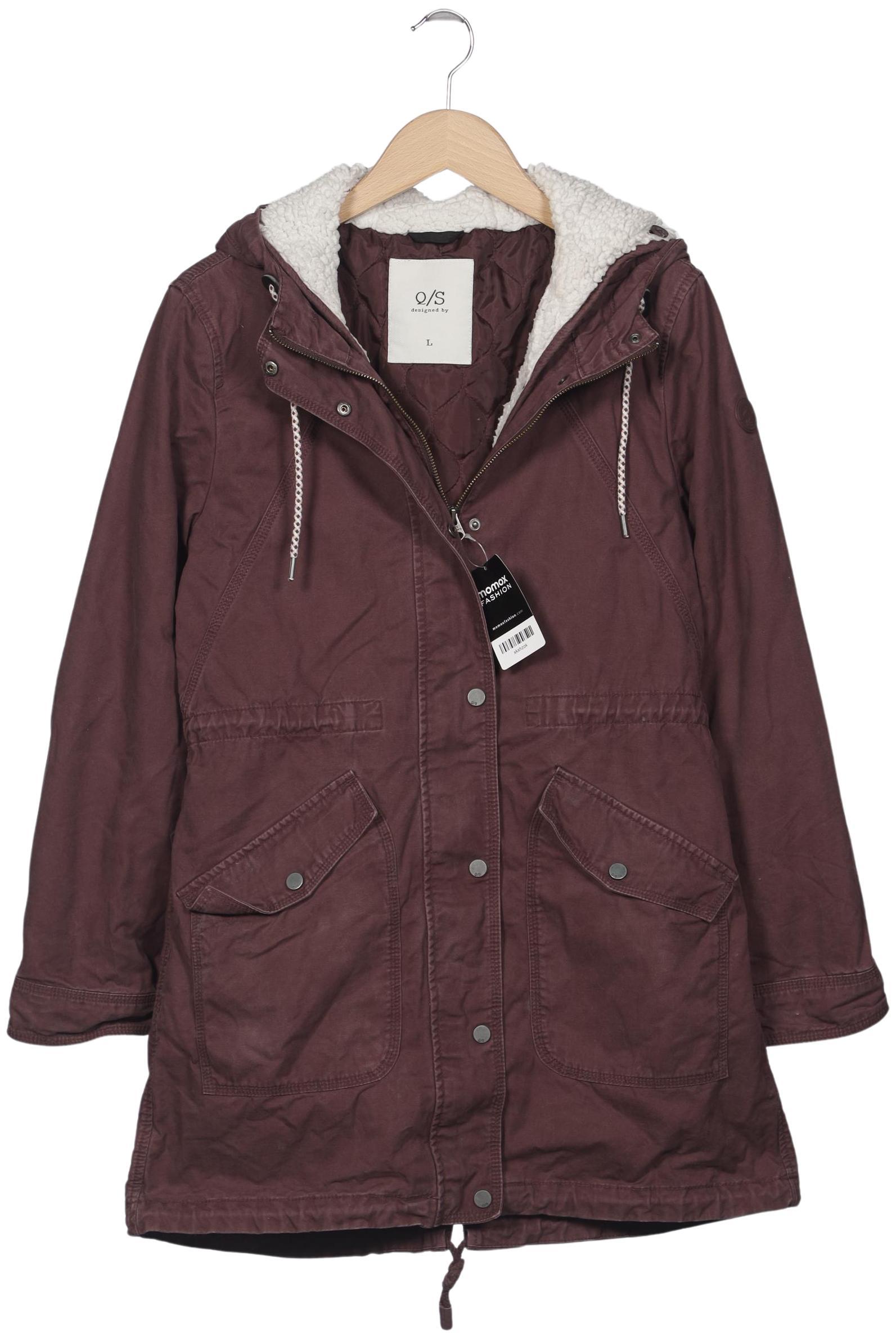 

QS by s.Oliver Damen Mantel, bordeaux, Gr. 42