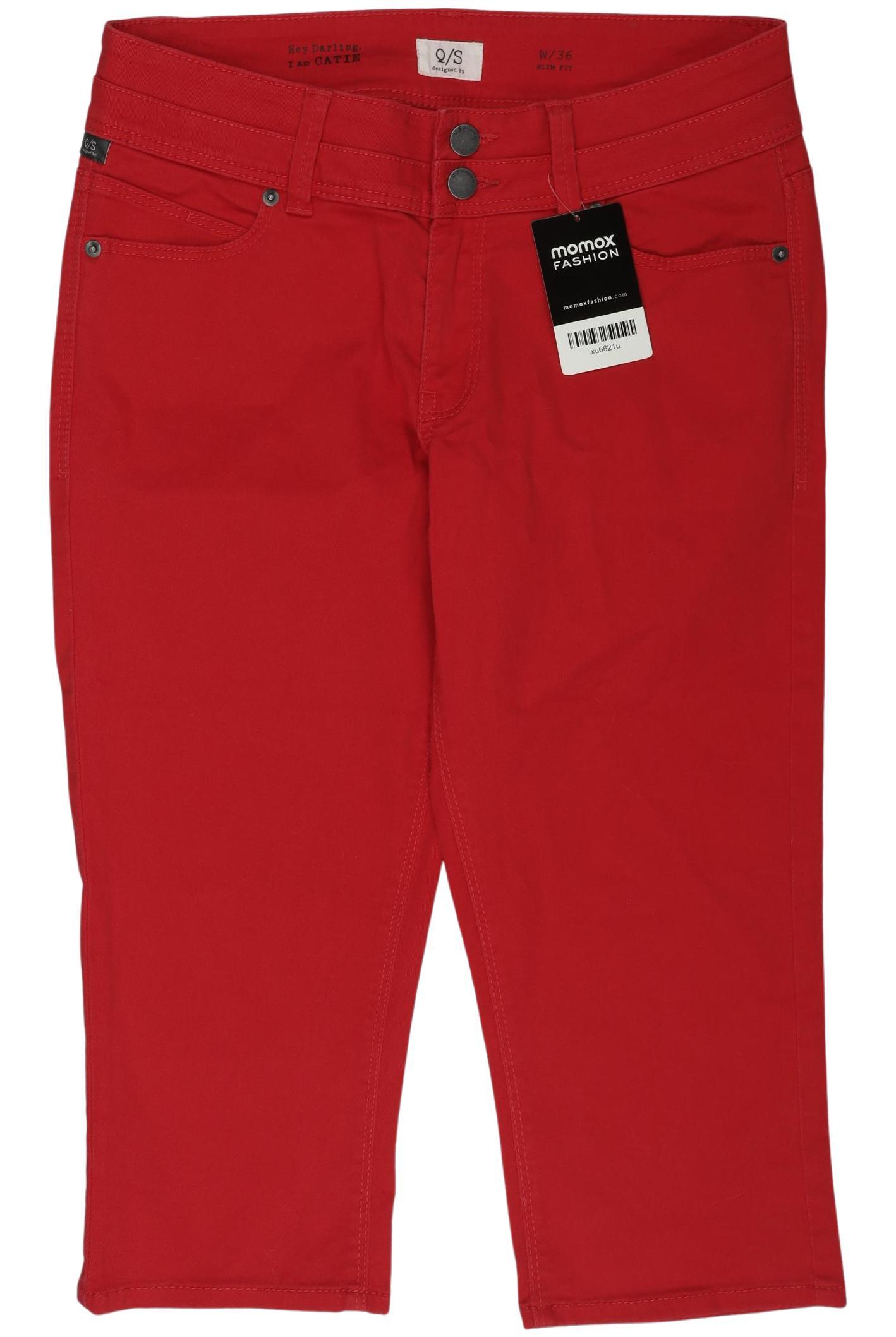 

QS by s.Oliver Damen Jeans, rot, Gr. 36