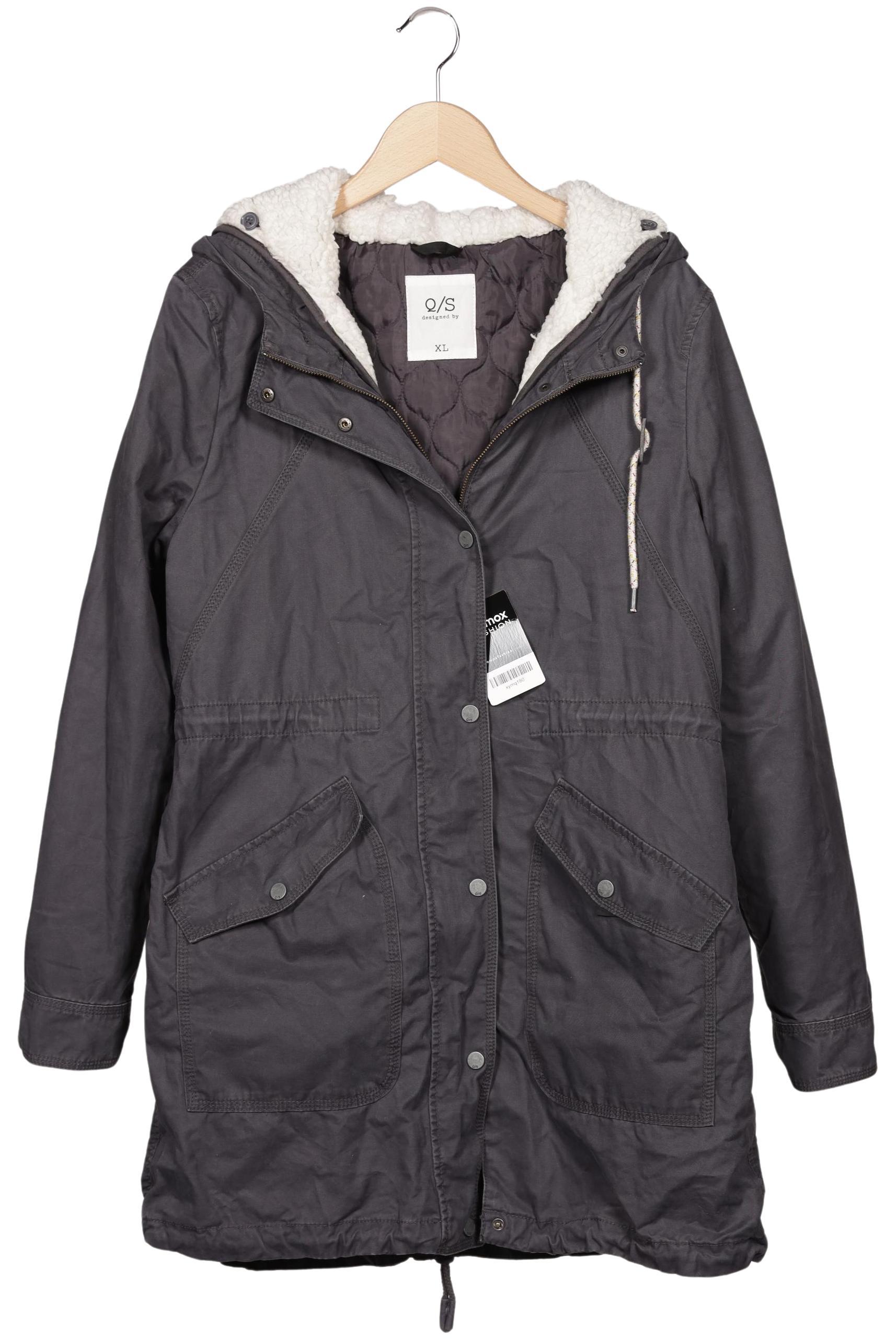 

QS by s.Oliver Damen Mantel, grau, Gr. 44