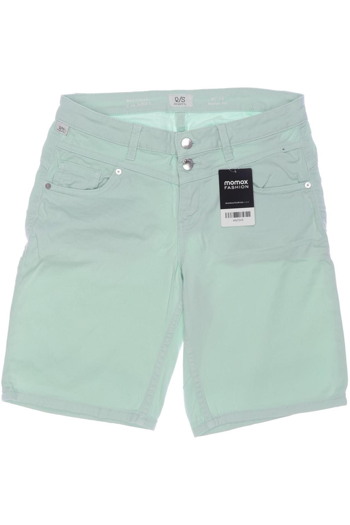 

QS by s.Oliver Damen Shorts, hellgrün, Gr. 36