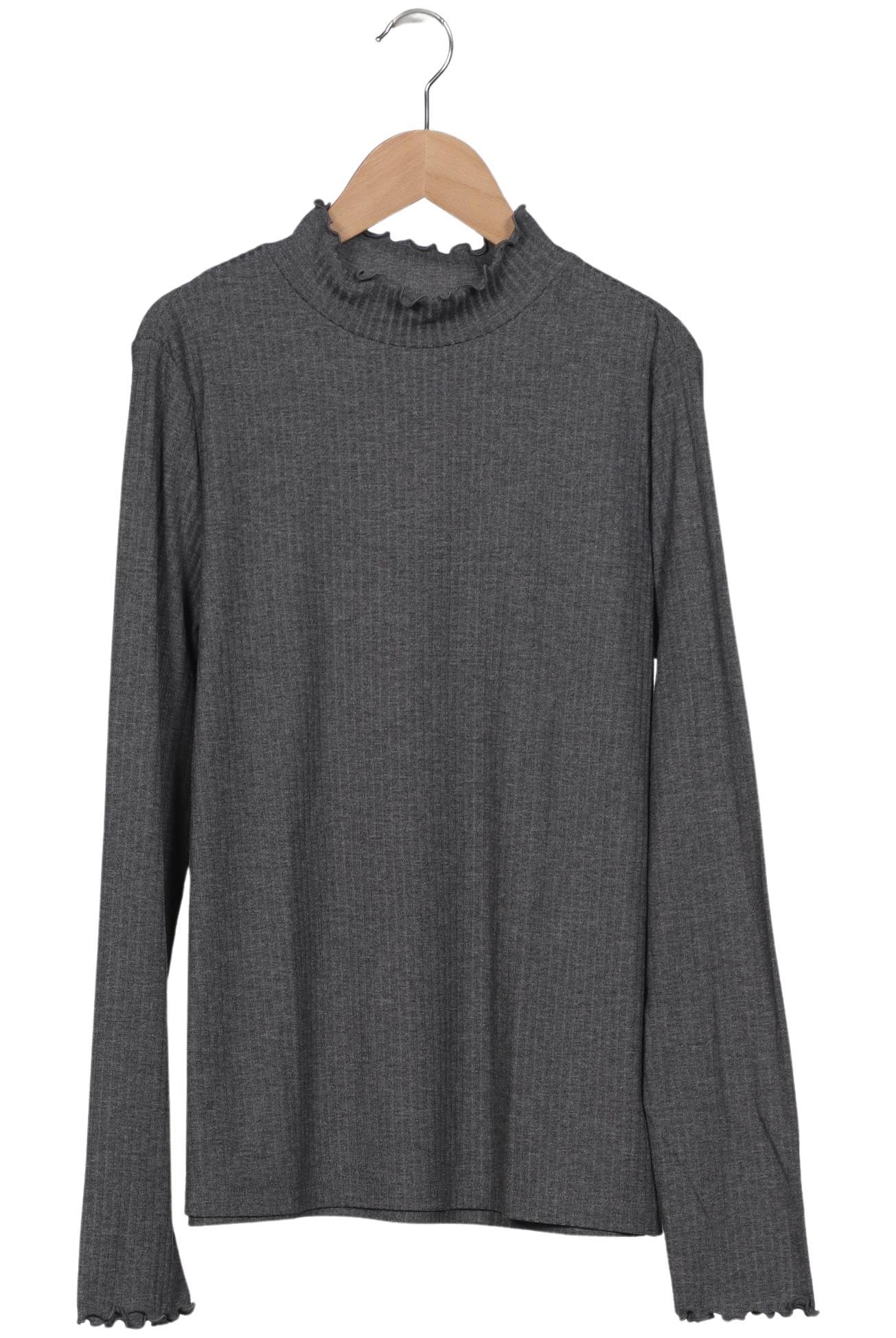 

QS by s.Oliver Damen Langarmshirt, grau, Gr. 44