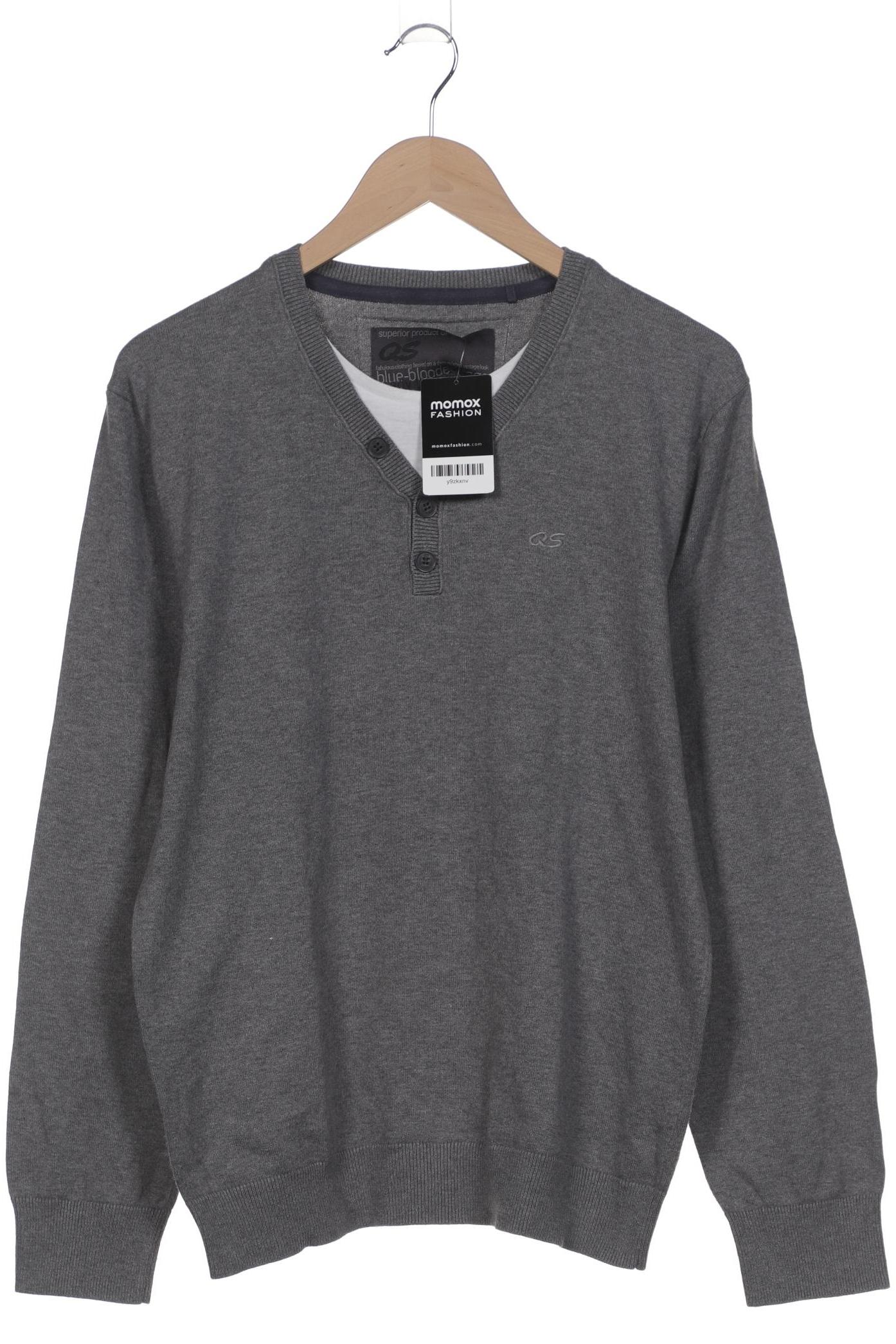 

QS by s.Oliver Herren Sweatshirt, grau, Gr. 54
