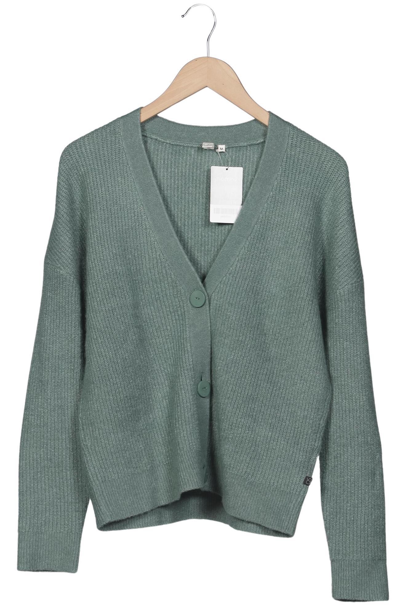 

QS by s.Oliver Damen Strickjacke, grün, Gr. 38