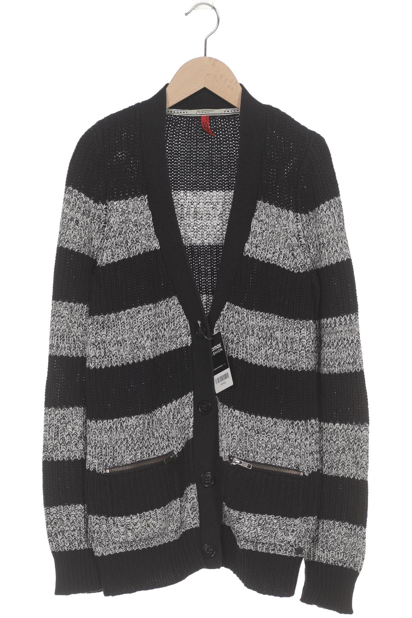 

QS by s.Oliver Damen Strickjacke, schwarz, Gr. 36