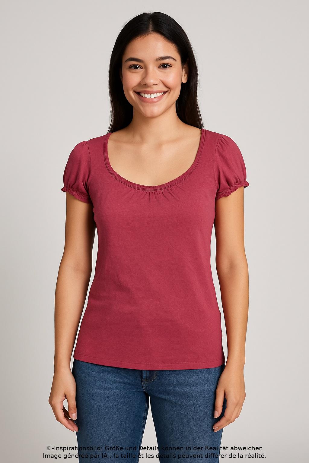 

QS by s.Oliver Damen T-Shirt, pink, Gr. 34