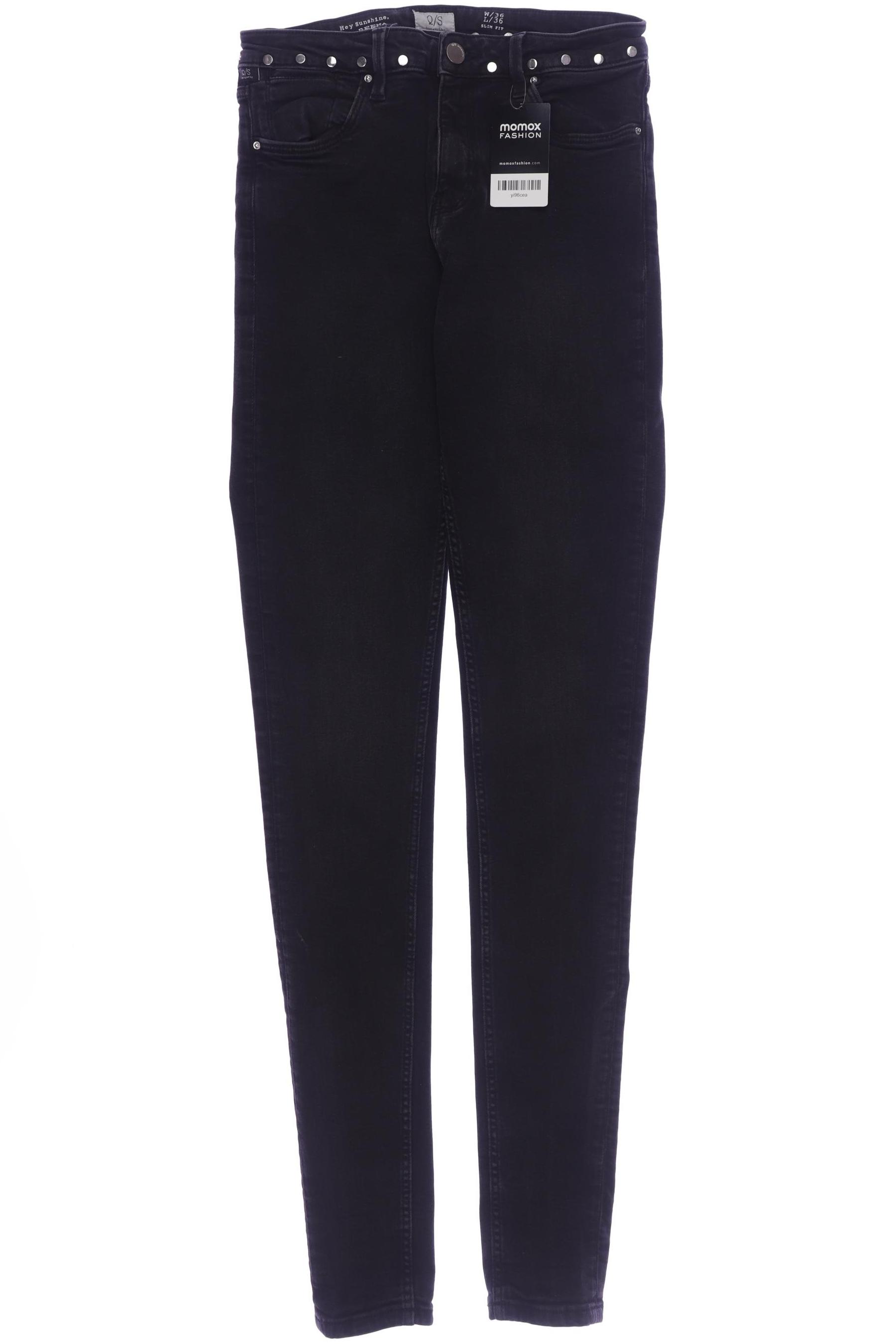

QS by s.Oliver Damen Jeans, schwarz, Gr. 36