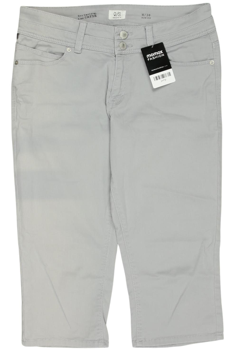 

QS by s.Oliver Damen Shorts, grau, Gr. 38
