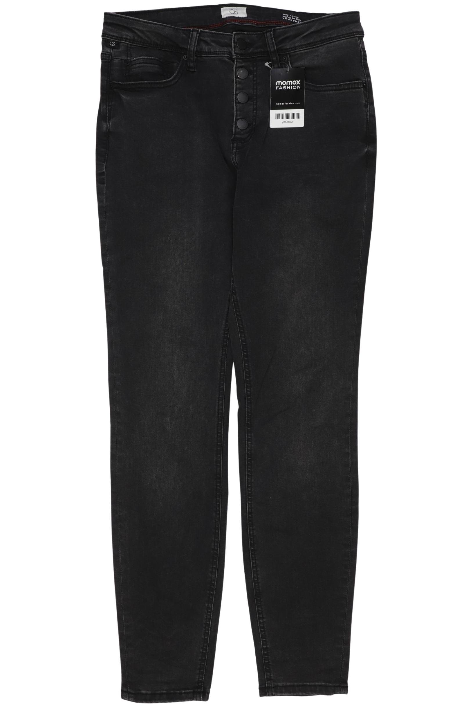 

QS by s.Oliver Damen Jeans, schwarz, Gr. 36