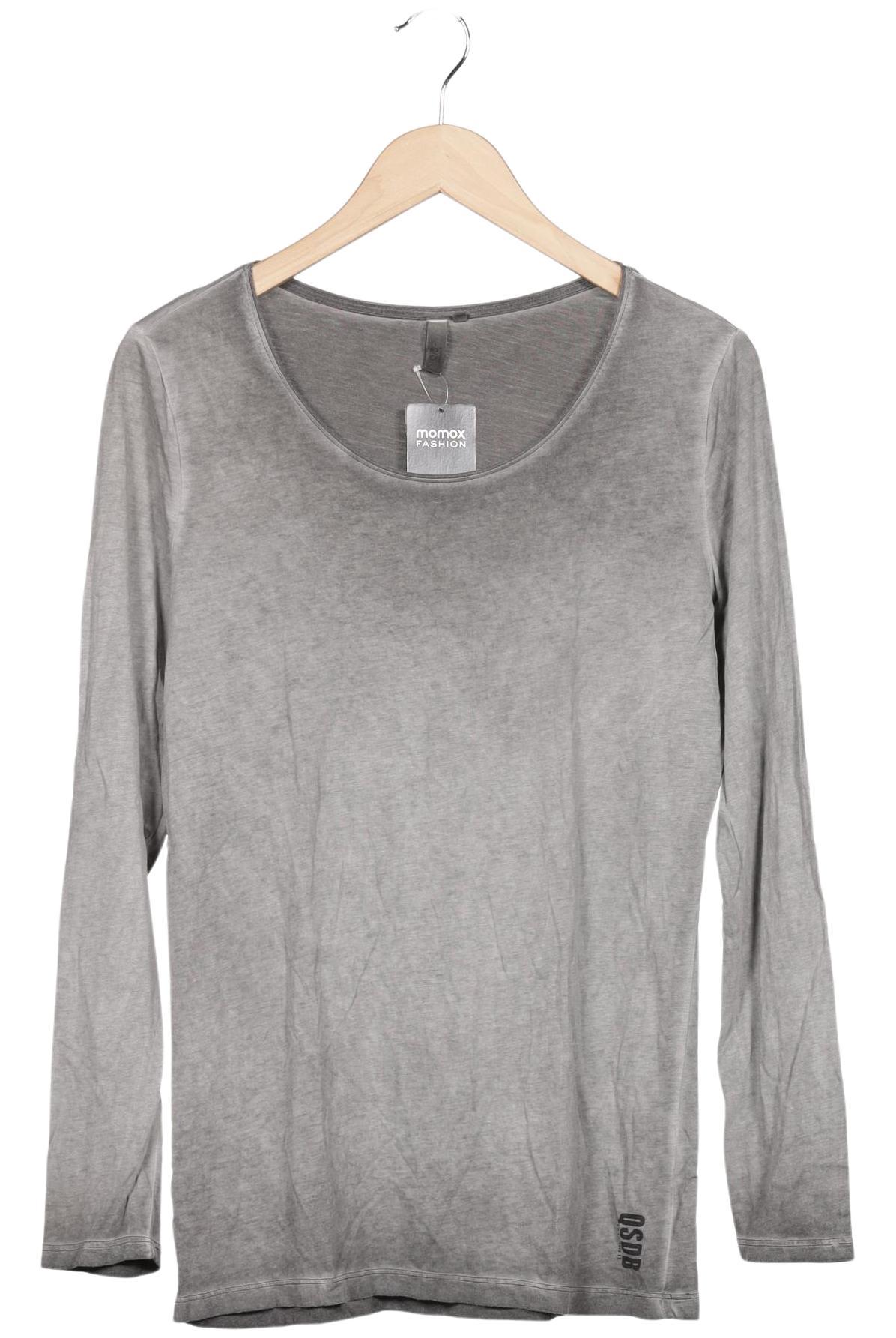 

QS by s.Oliver Damen Langarmshirt, grau, Gr. 44