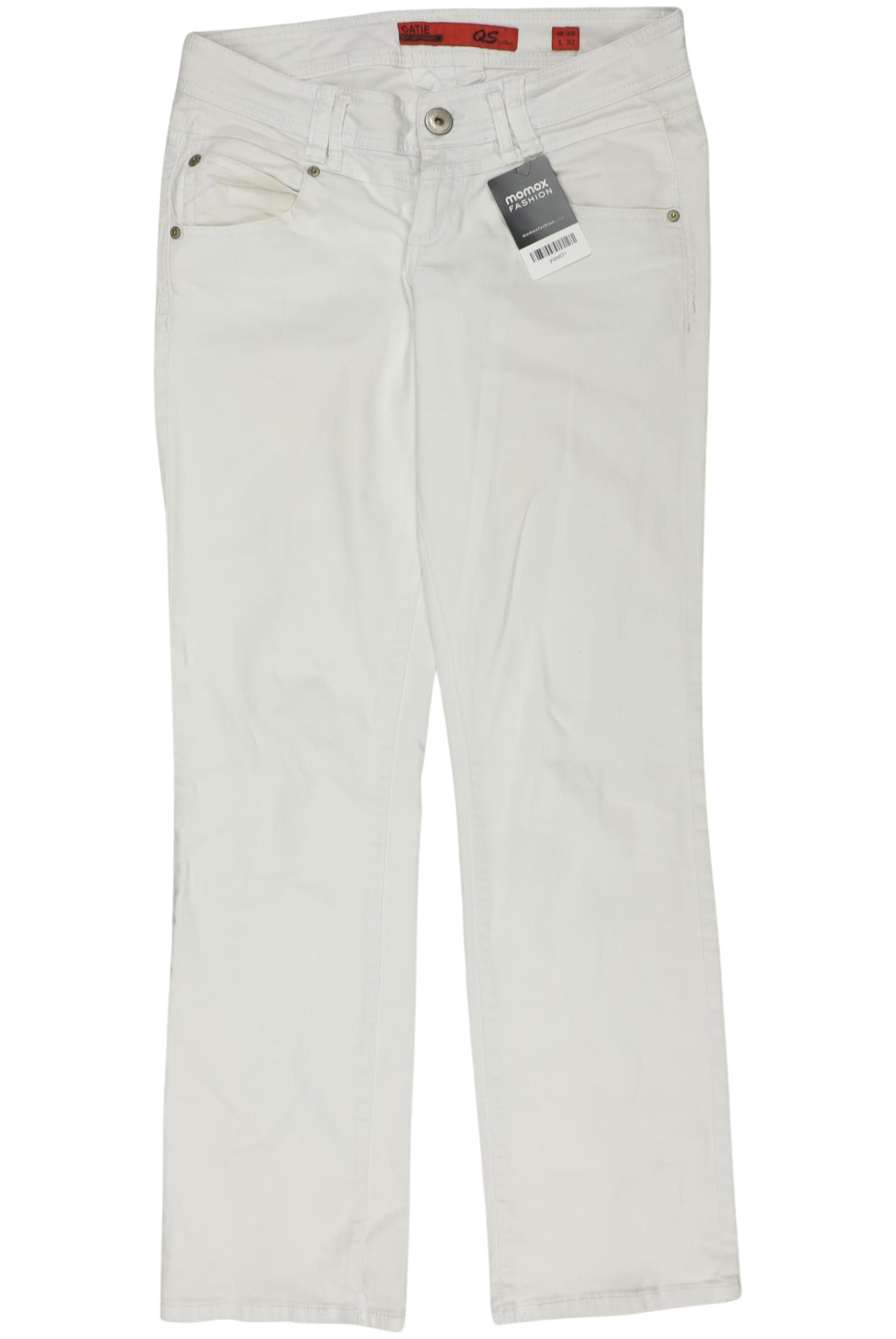 

QS by s.Oliver Damen Jeans, weiß, Gr. 38
