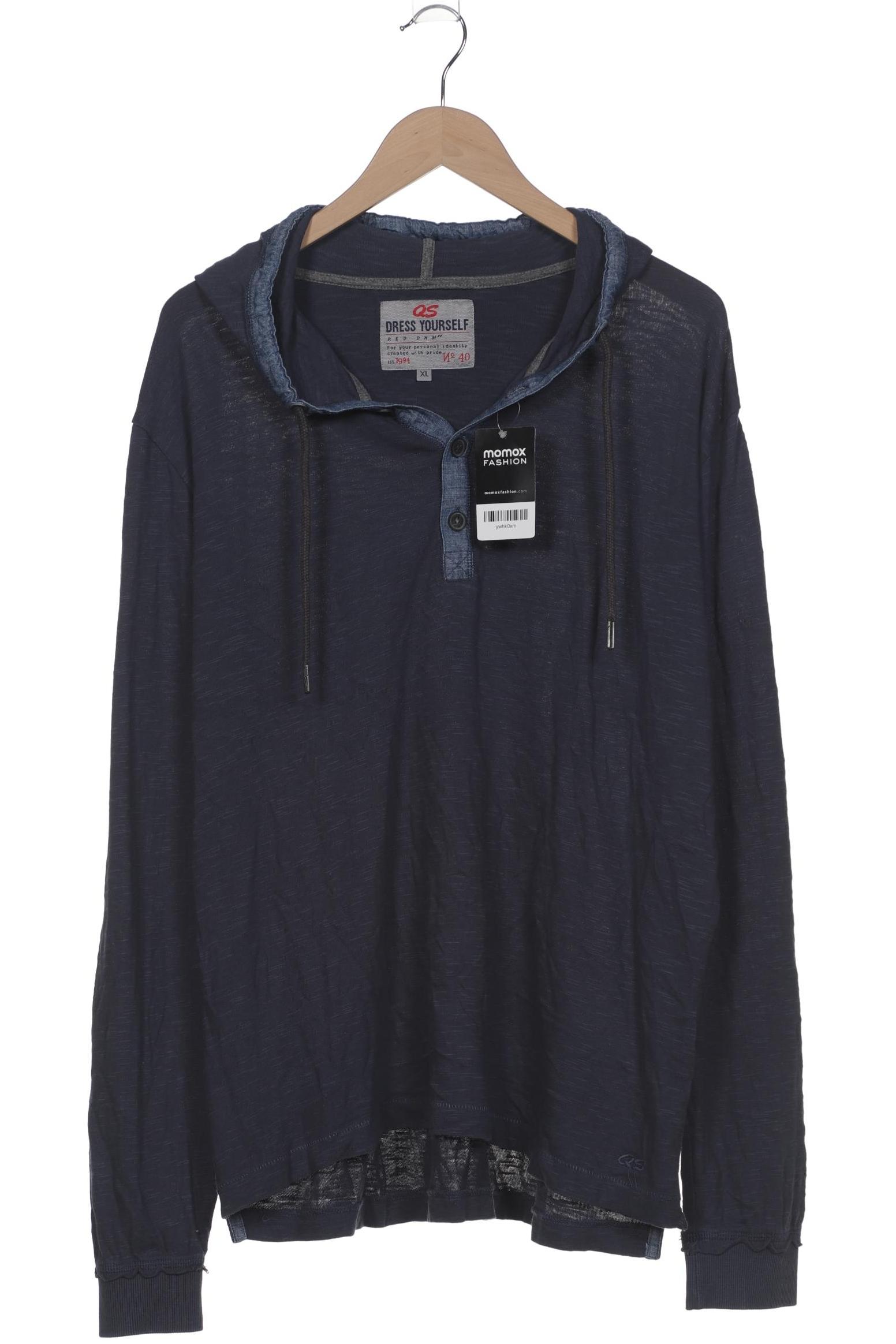 

QS by s.Oliver Herren Langarmshirt, marineblau, Gr. 54