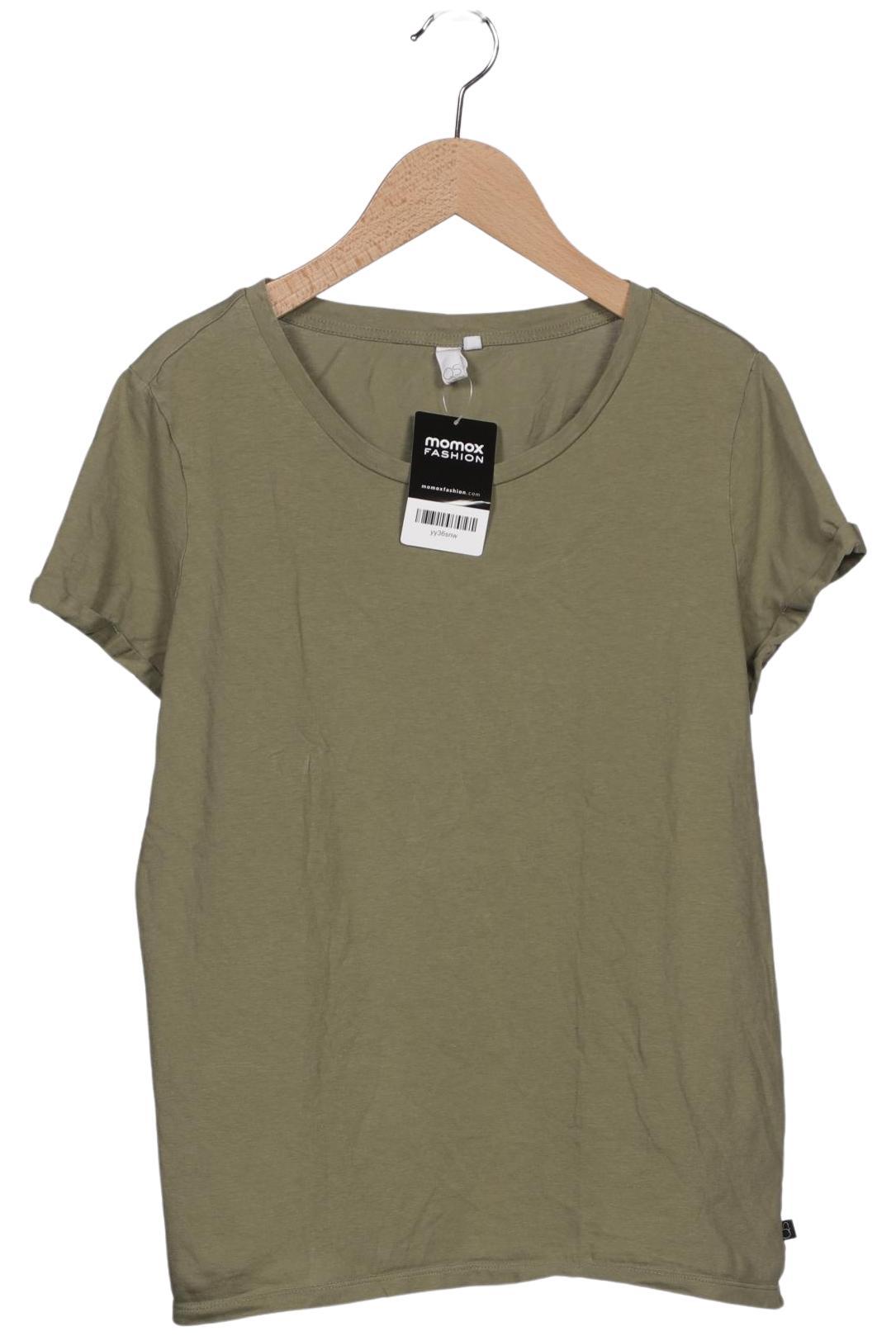 

QS by s.Oliver Damen T-Shirt, grün, Gr. 44