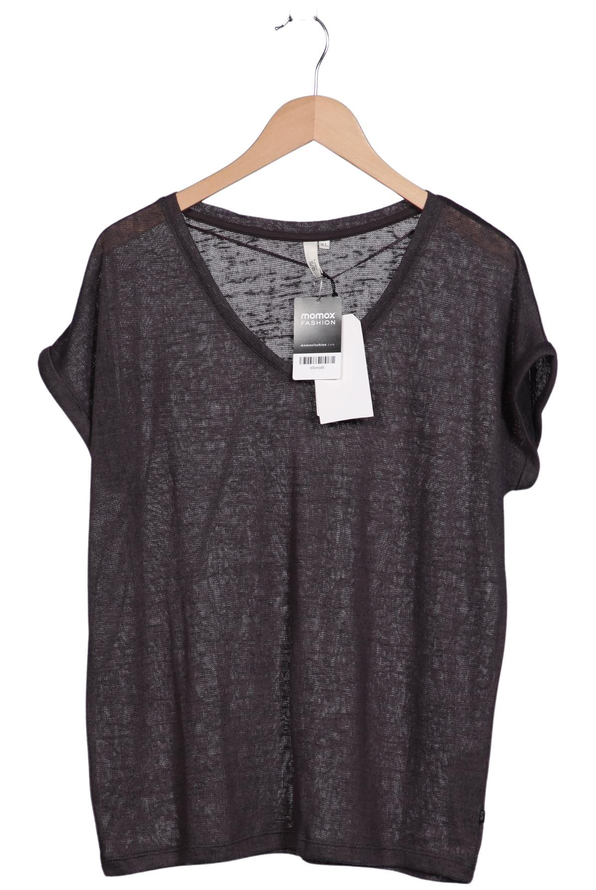 

QS by s.Oliver Damen T-Shirt, grau, Gr. 44
