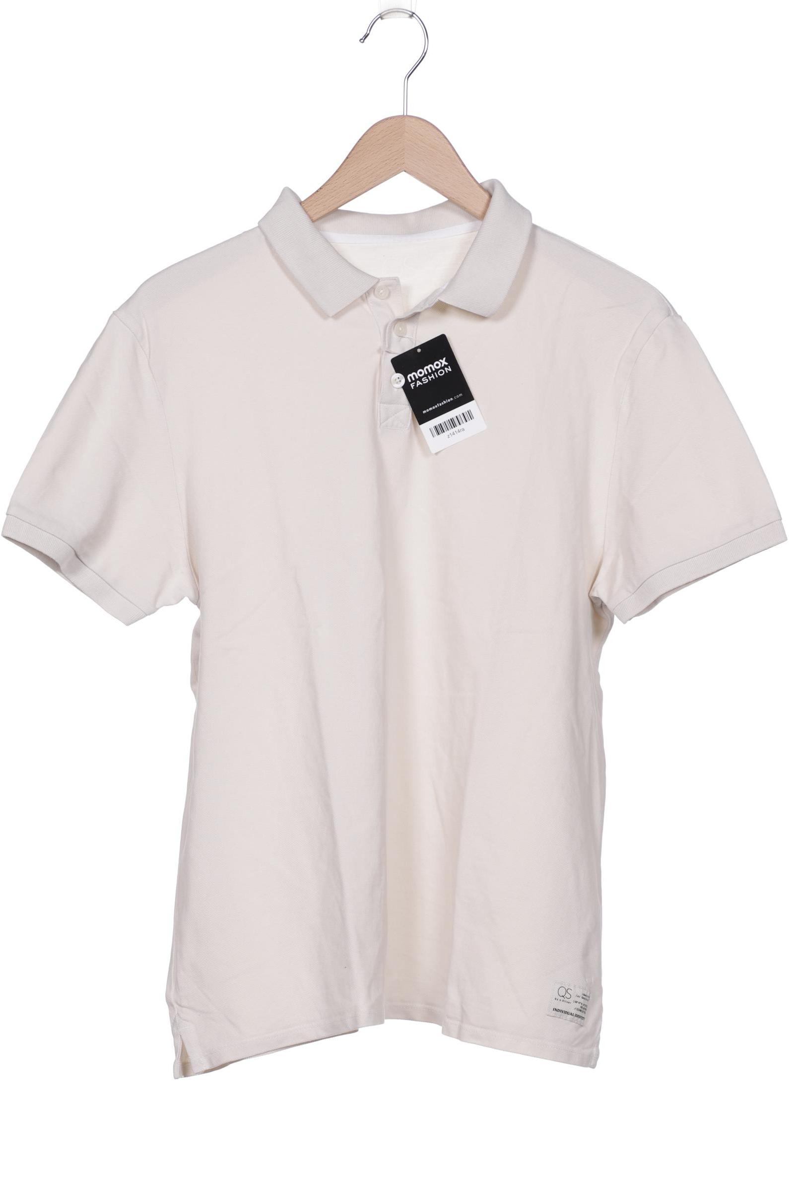 

QS by s.Oliver Herren Poloshirt, cremeweiß