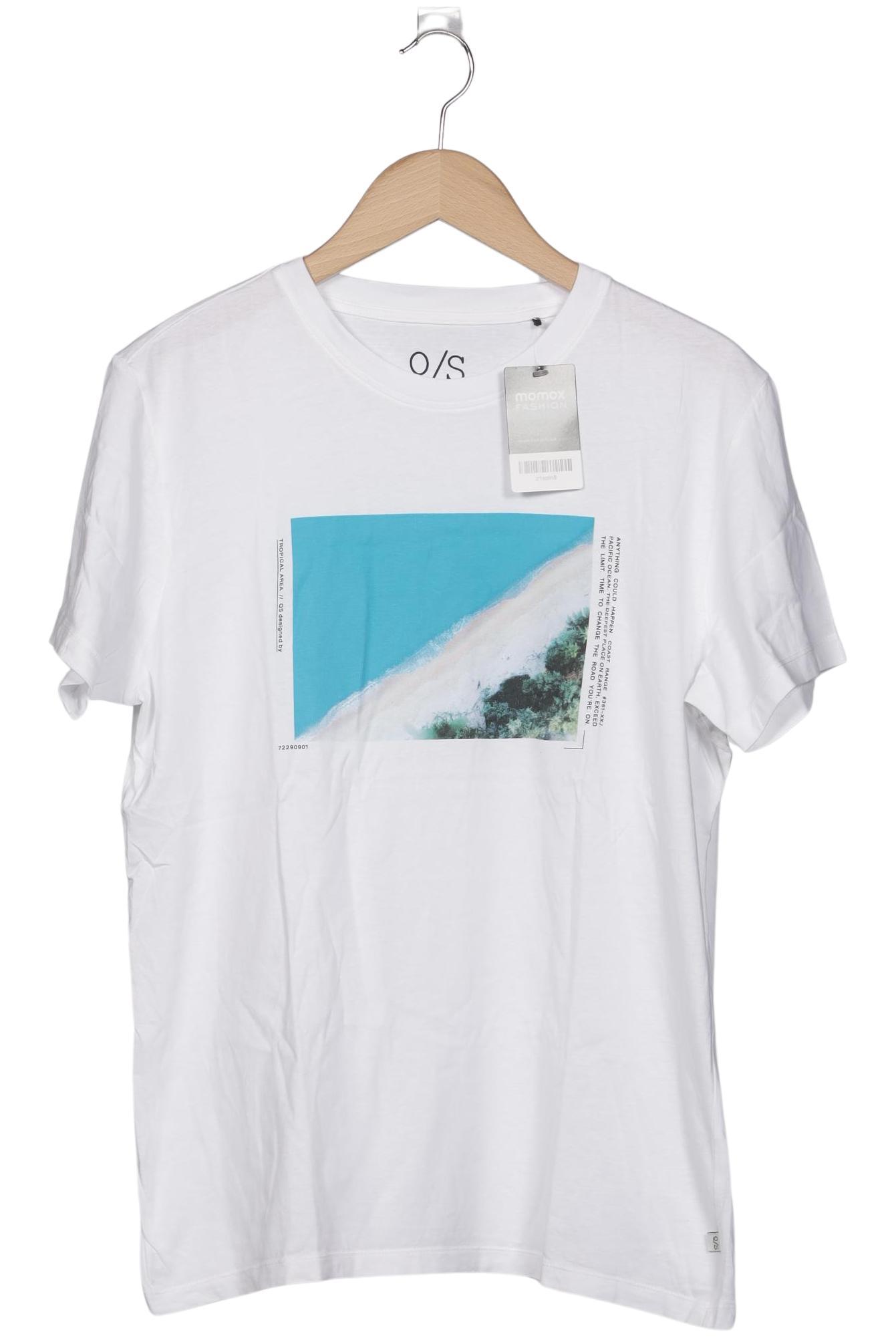 Thumbnail - QS by s.Oliver Herren T-Shirt, weiß, Gr. 52