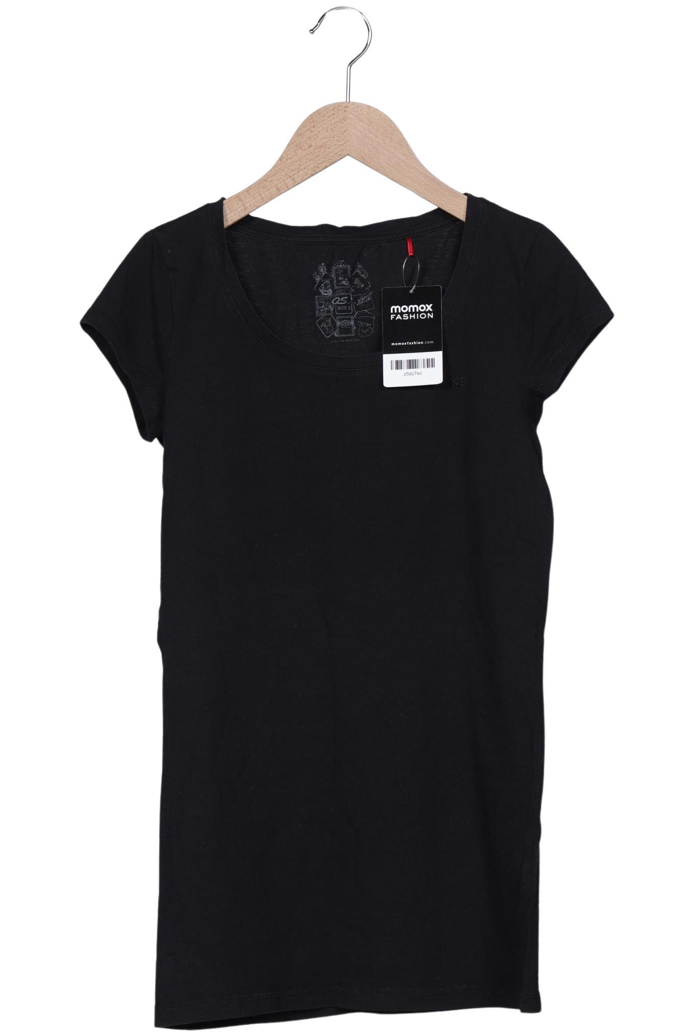 

QS by s.Oliver Damen T-Shirt, schwarz, Gr. 36