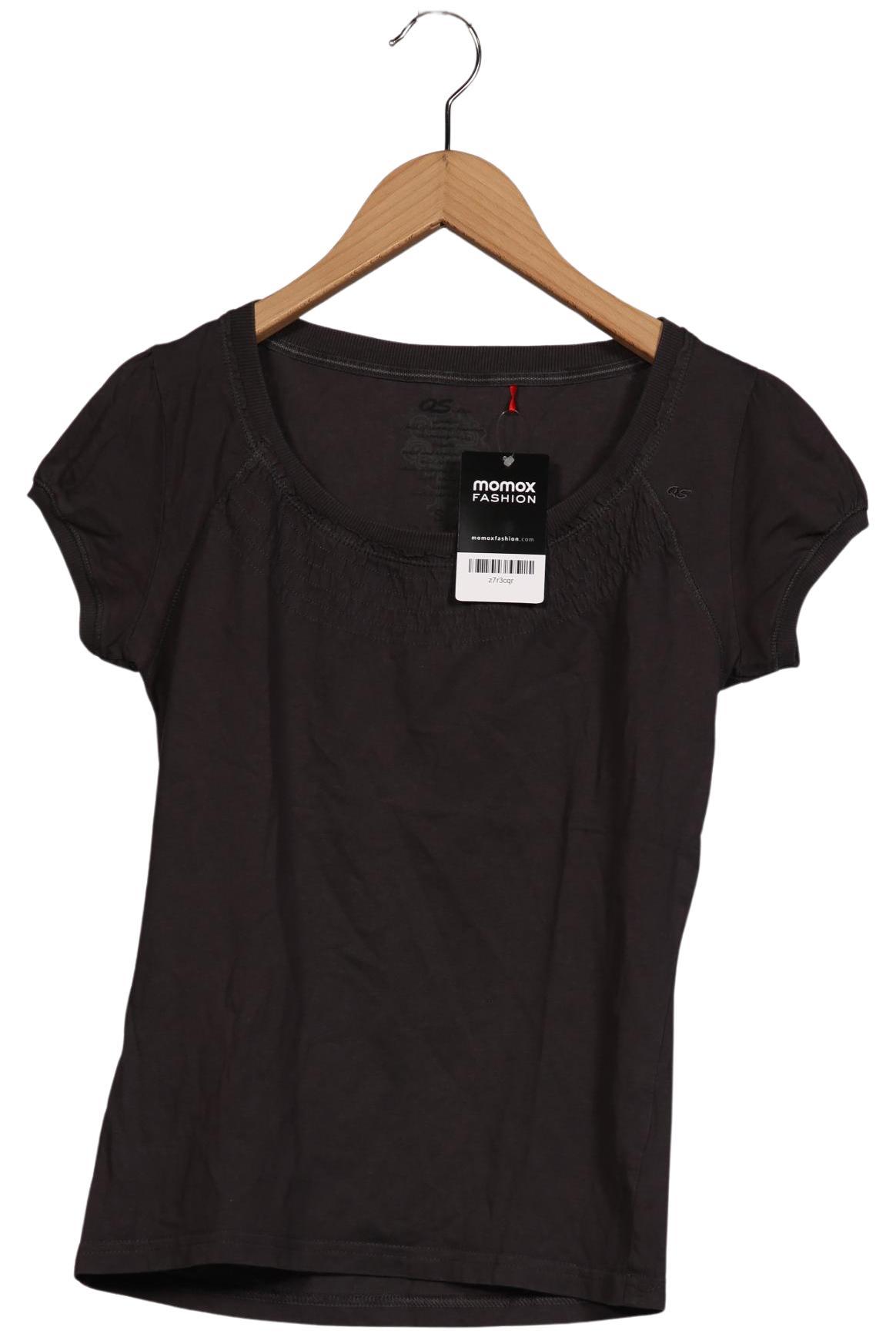 

QS by s.Oliver Damen T-Shirt, grau, Gr. 36