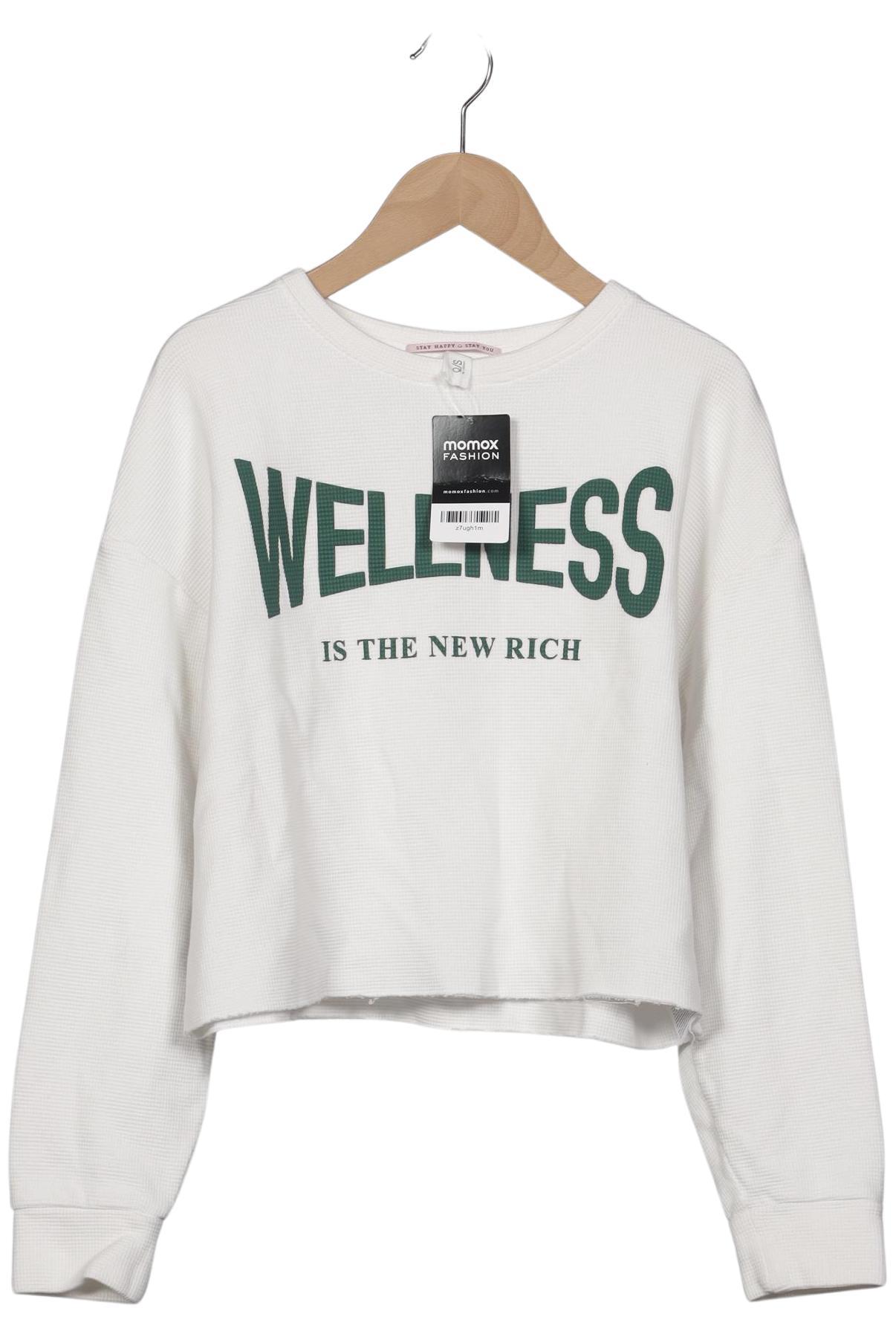 

QS by s.Oliver Damen Sweatshirt, weiß, Gr. 42