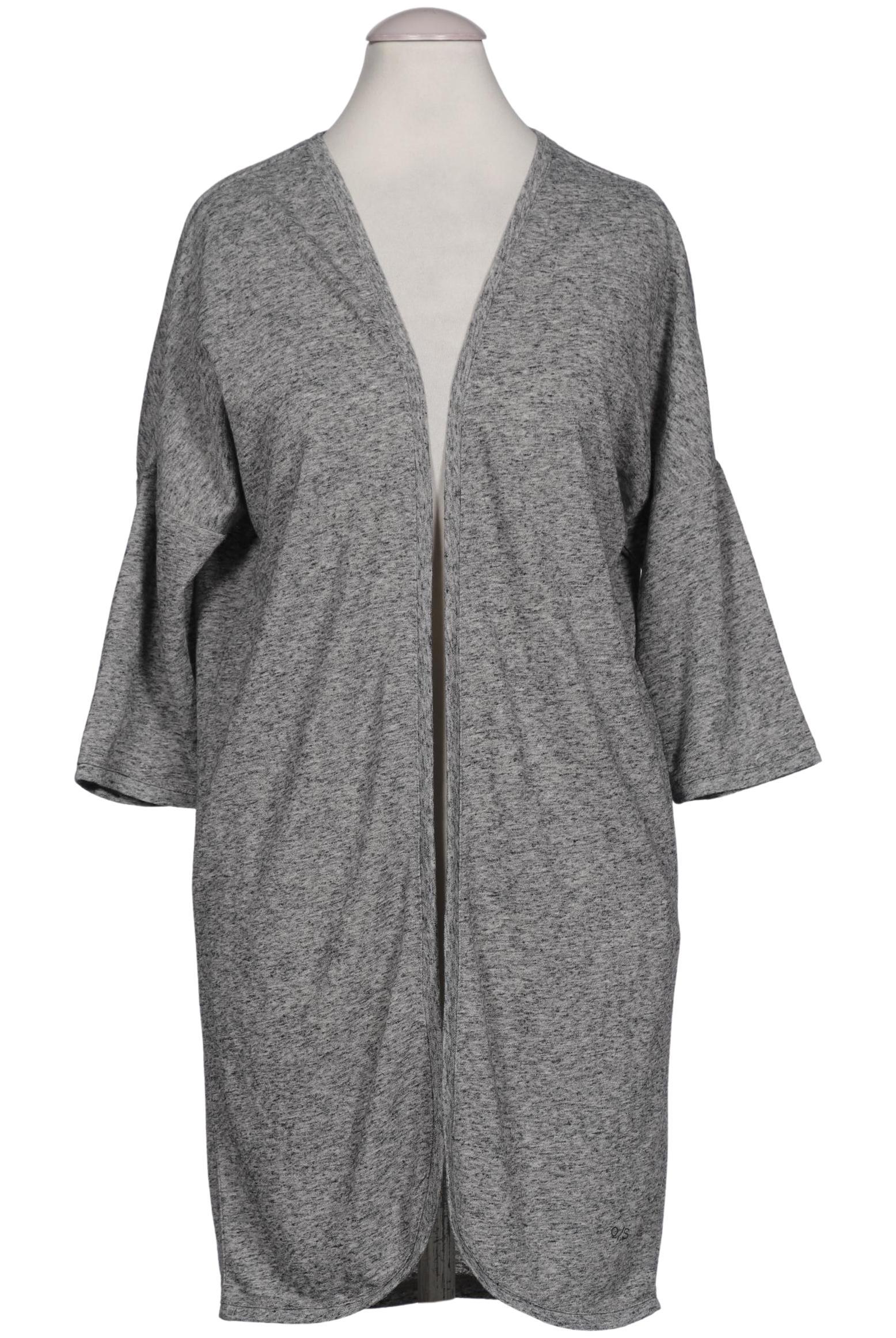 

QS by s.Oliver Damen Strickjacke, grau, Gr. 36