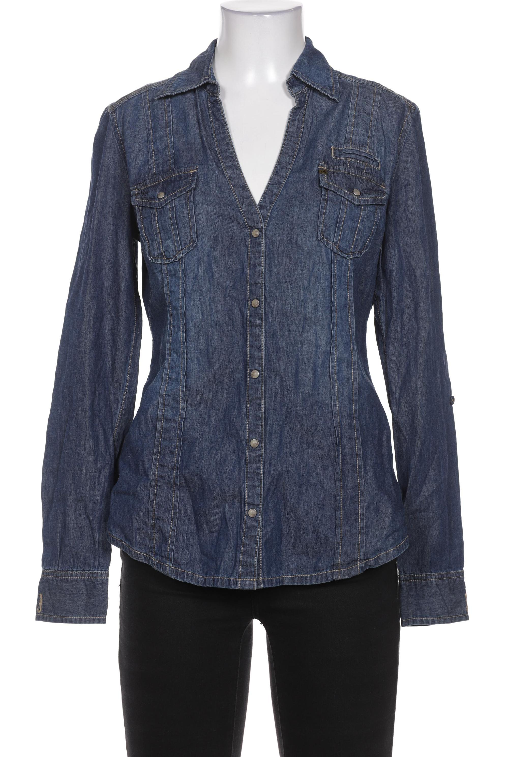 

QS by s.Oliver Damen Bluse, blau