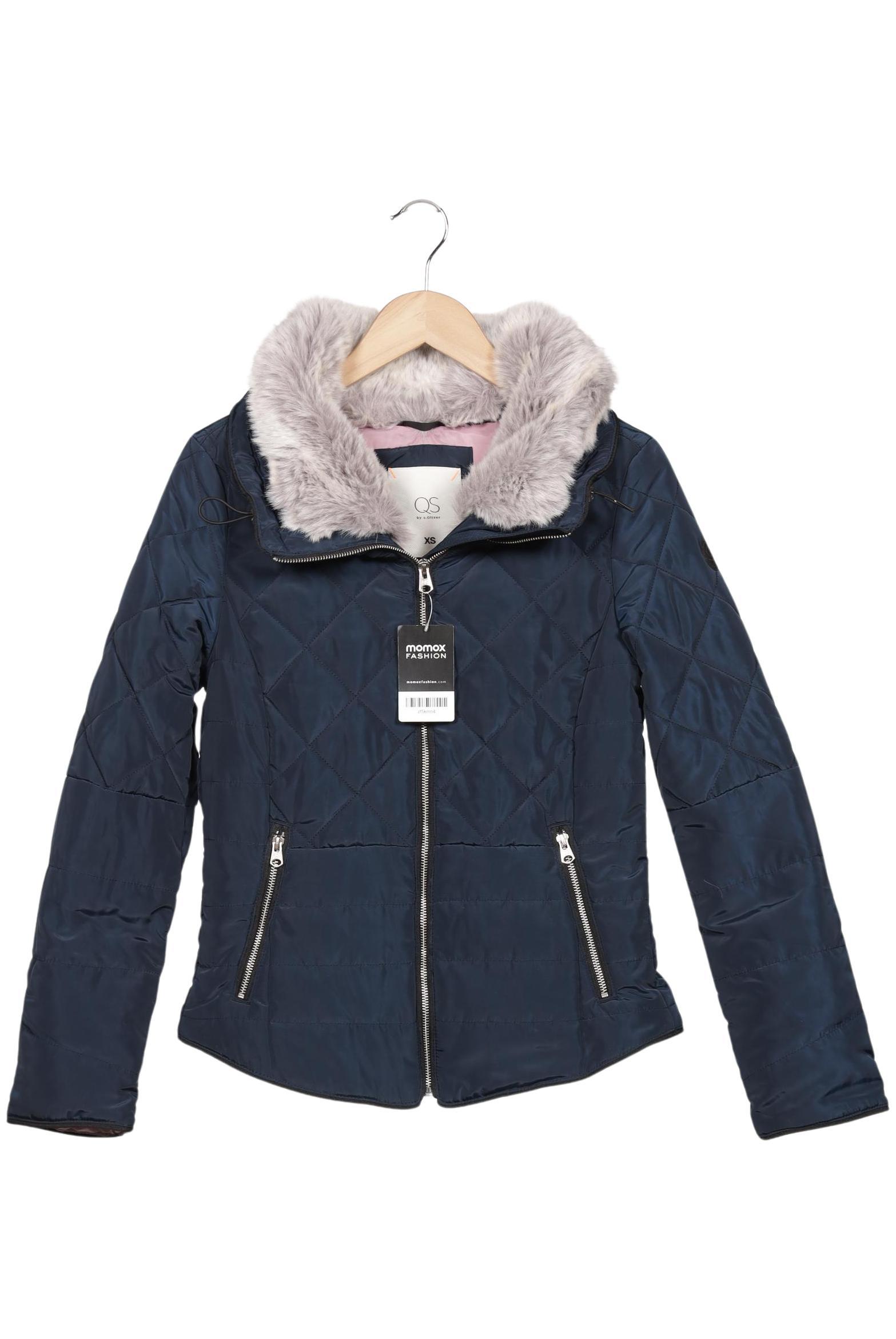 

QS by s.Oliver Damen Jacke, marineblau, Gr. 34