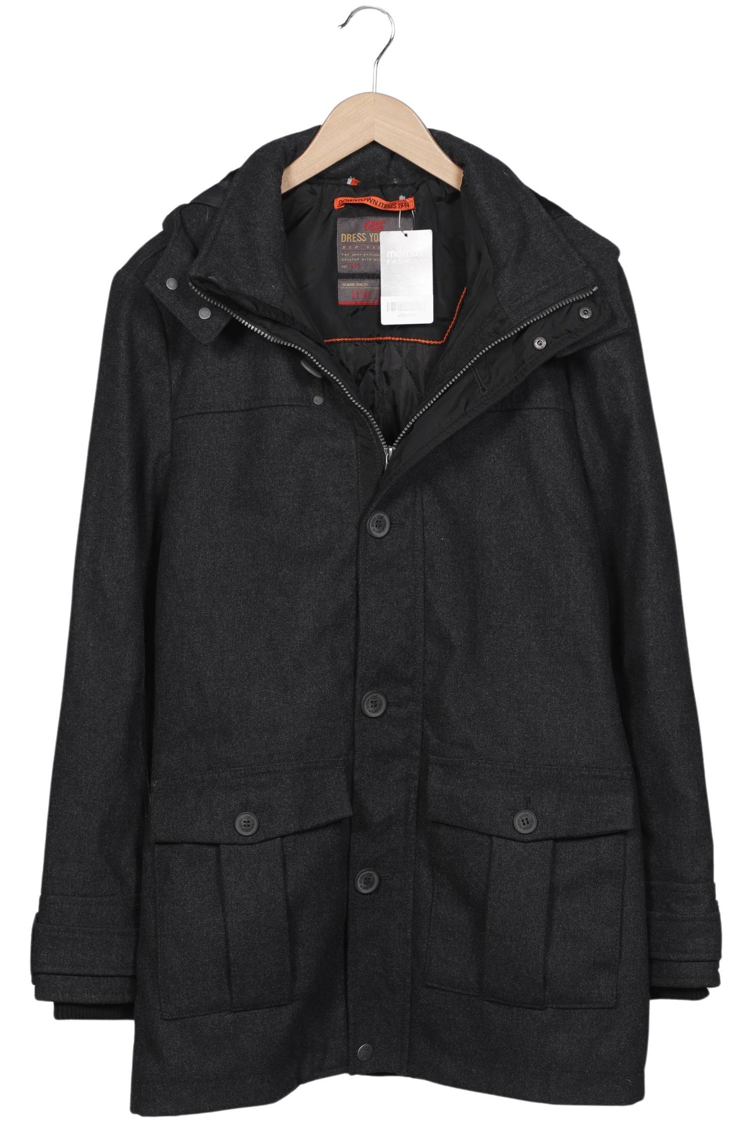 

QS by s.Oliver Herren Mantel, grau, Gr. 54