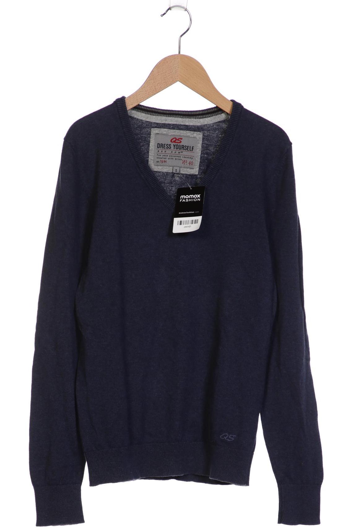 Thumbnail - QS by s.Oliver Herren Pullover, marineblau, Gr. 46